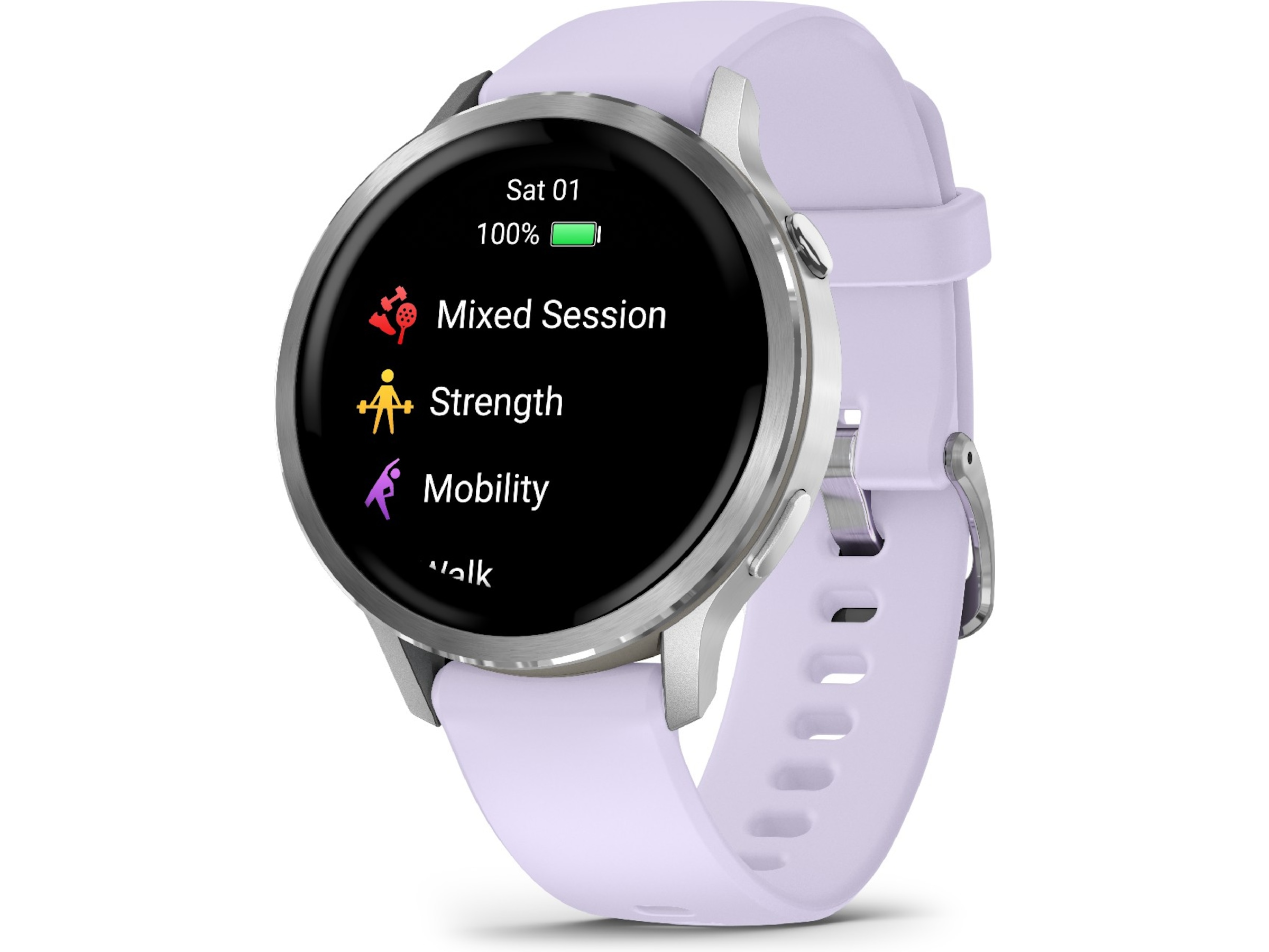 Garmin Venu 4 41mm GPS (silver/periwinkle) Smartwatches