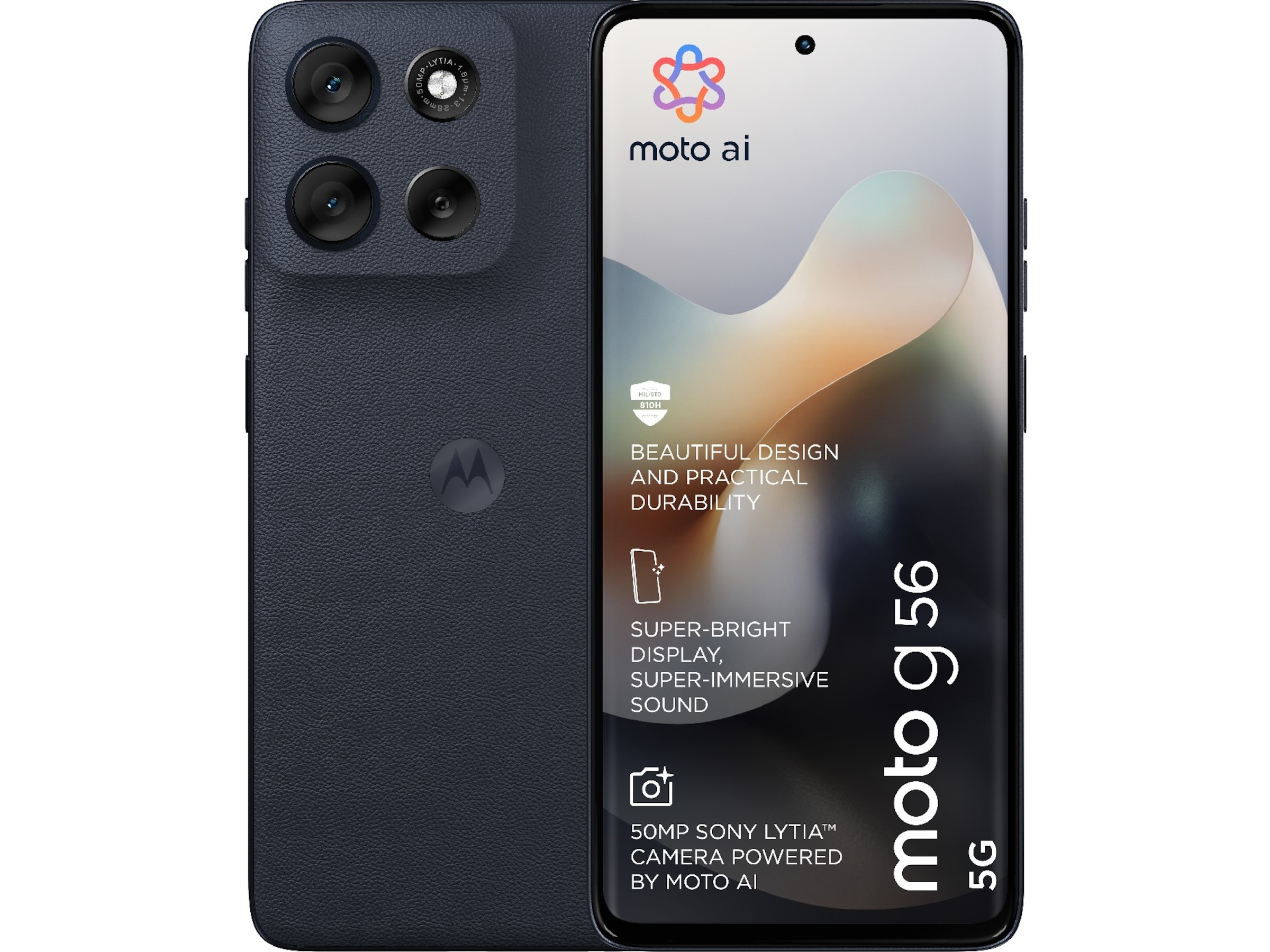 Motorola G56 256GB (black oyster) Mobiltelefoner