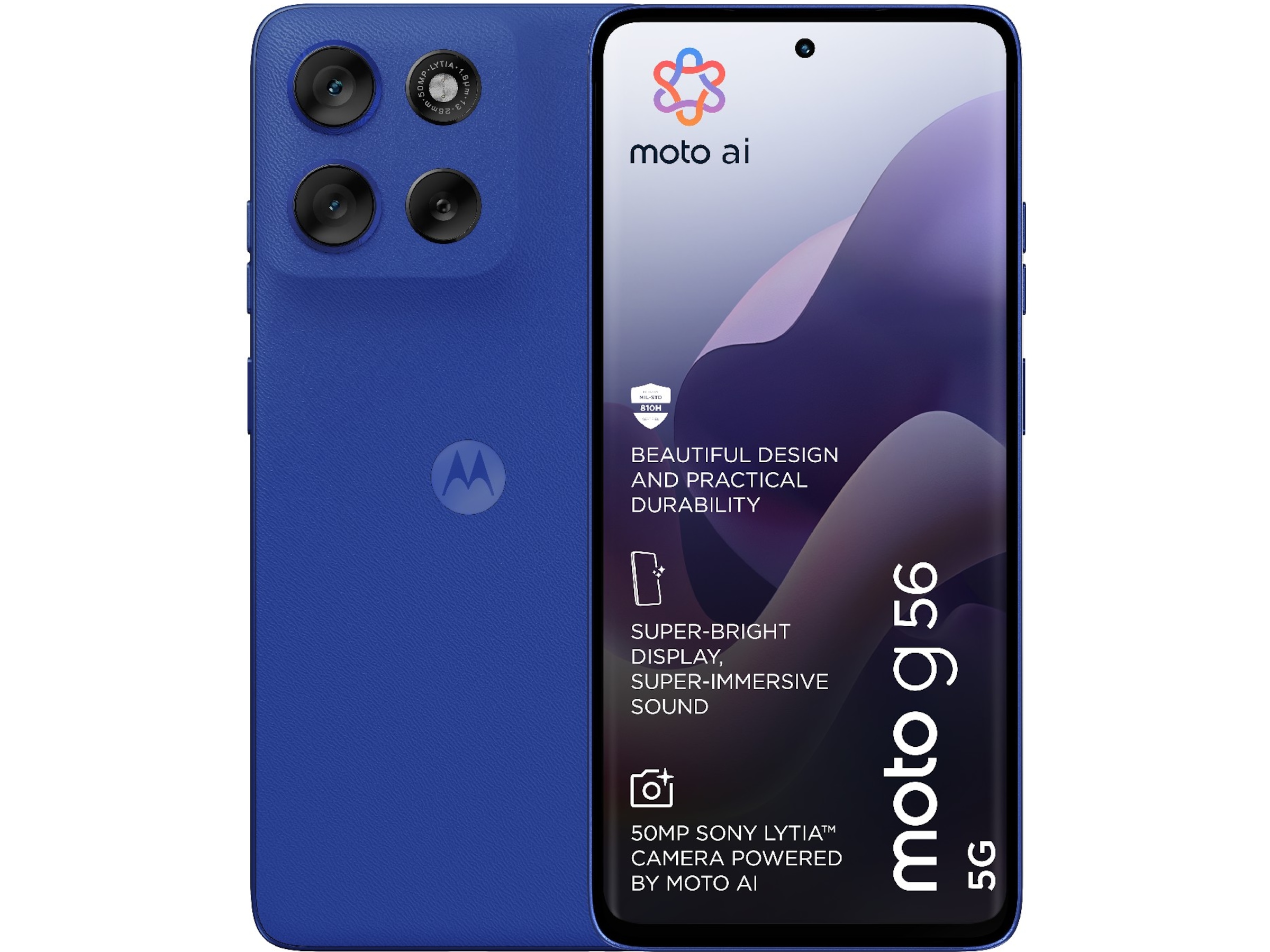 Motorola G56 256GB (dazzling blue) Mobiltelefoner