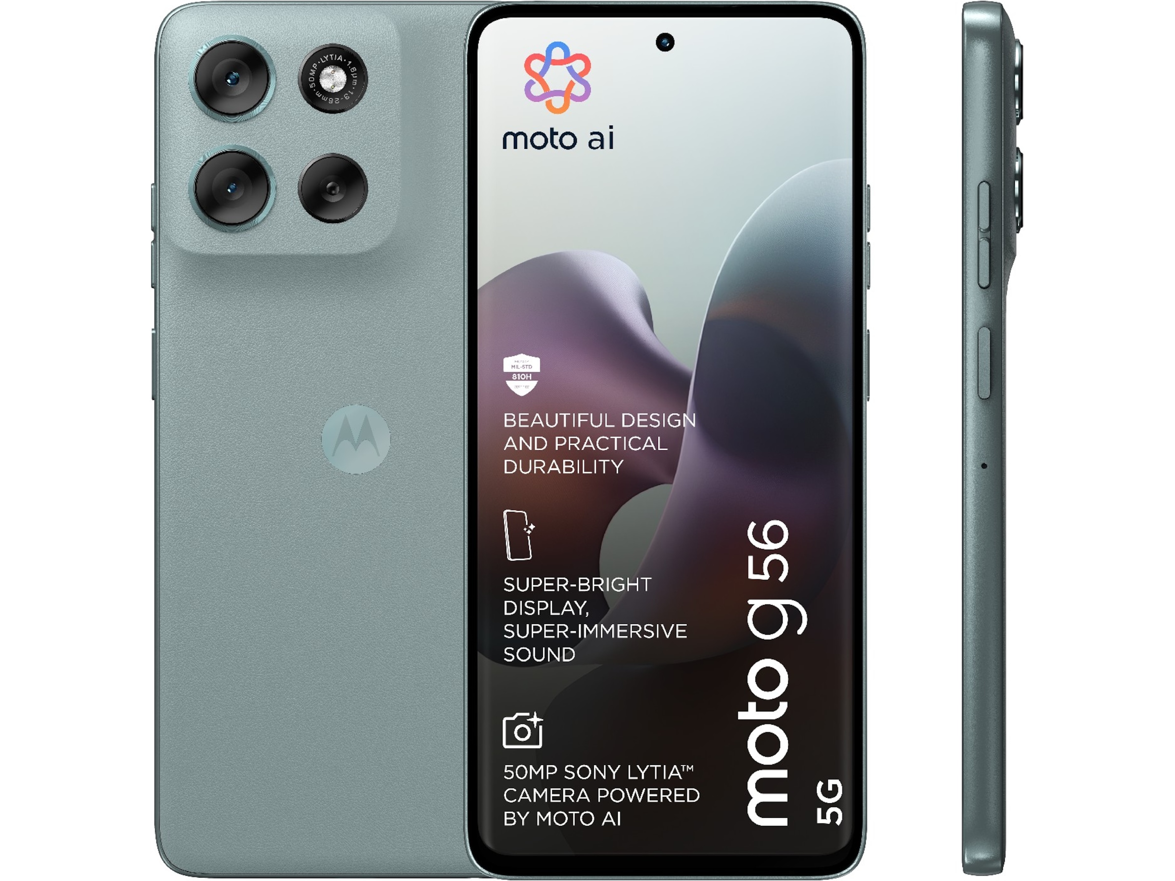 Motorola G56 256GB (gray mist) Mobiltelefoner