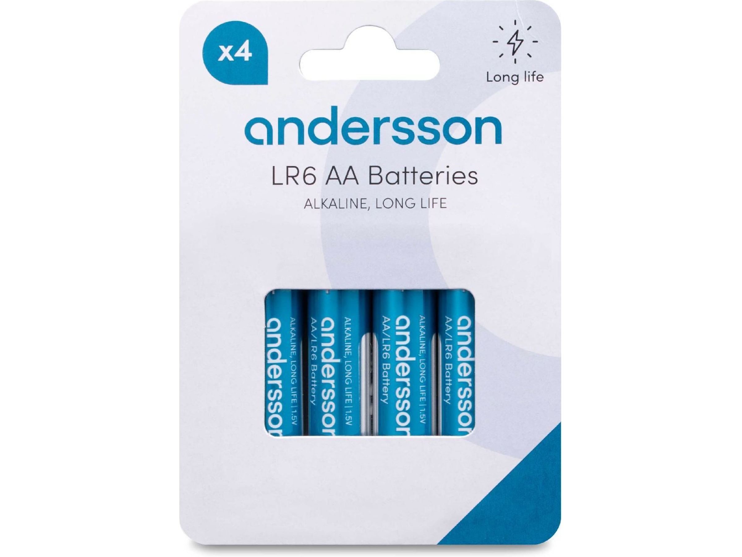 Andersson AA batteri, 4-pk Generelle batterier