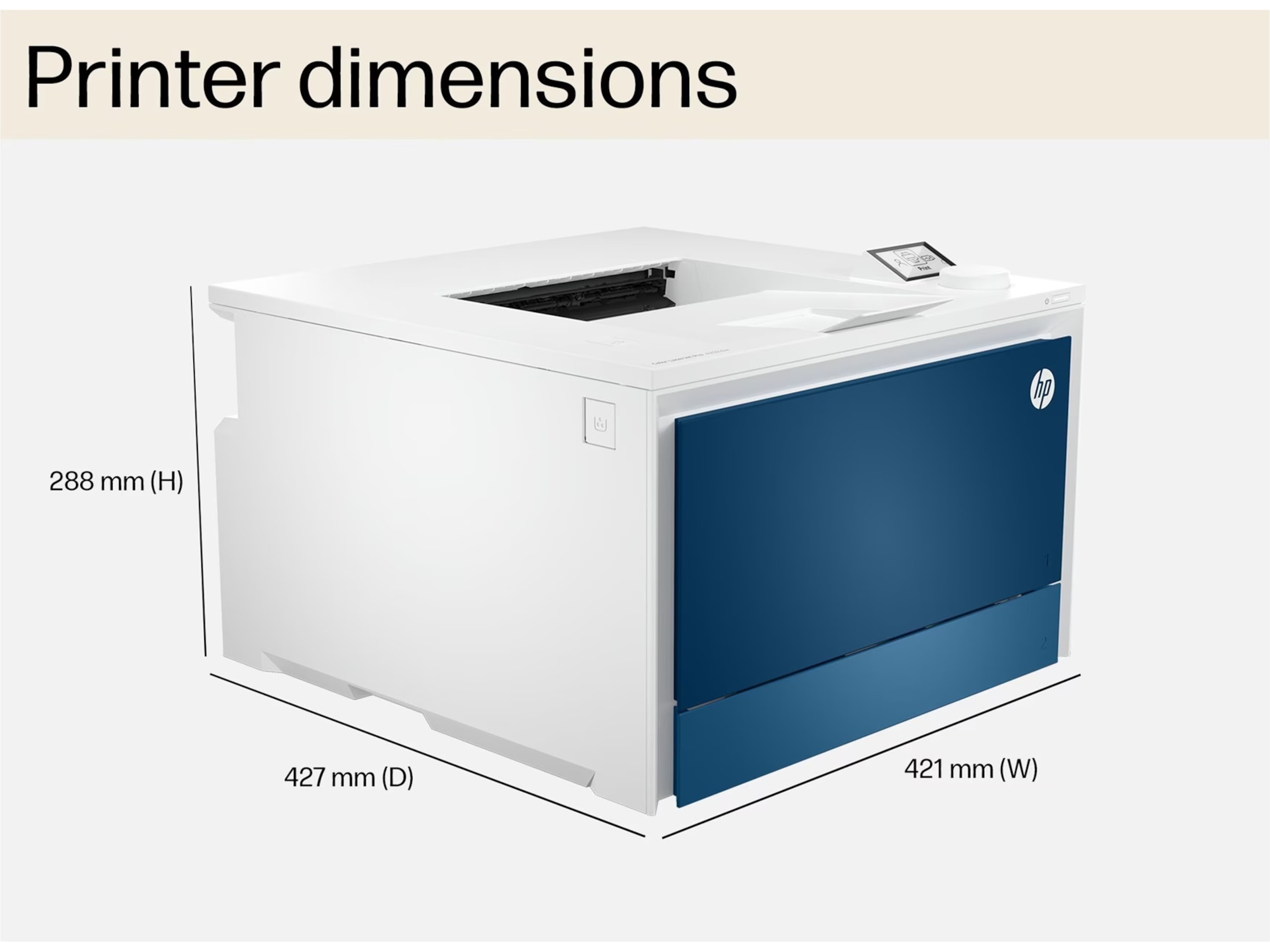 HP Color LaserJet Pro 4202dw laserprinter Printere