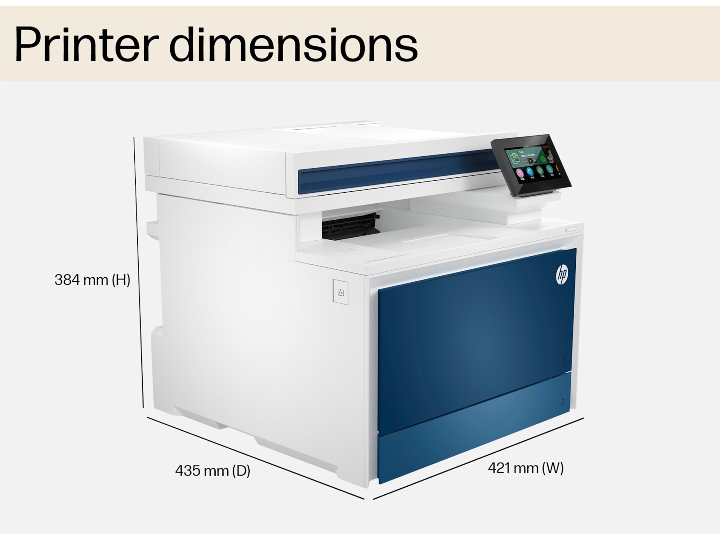 HP Color LaserJet Pro MFP 4302fdn laser printer Printere