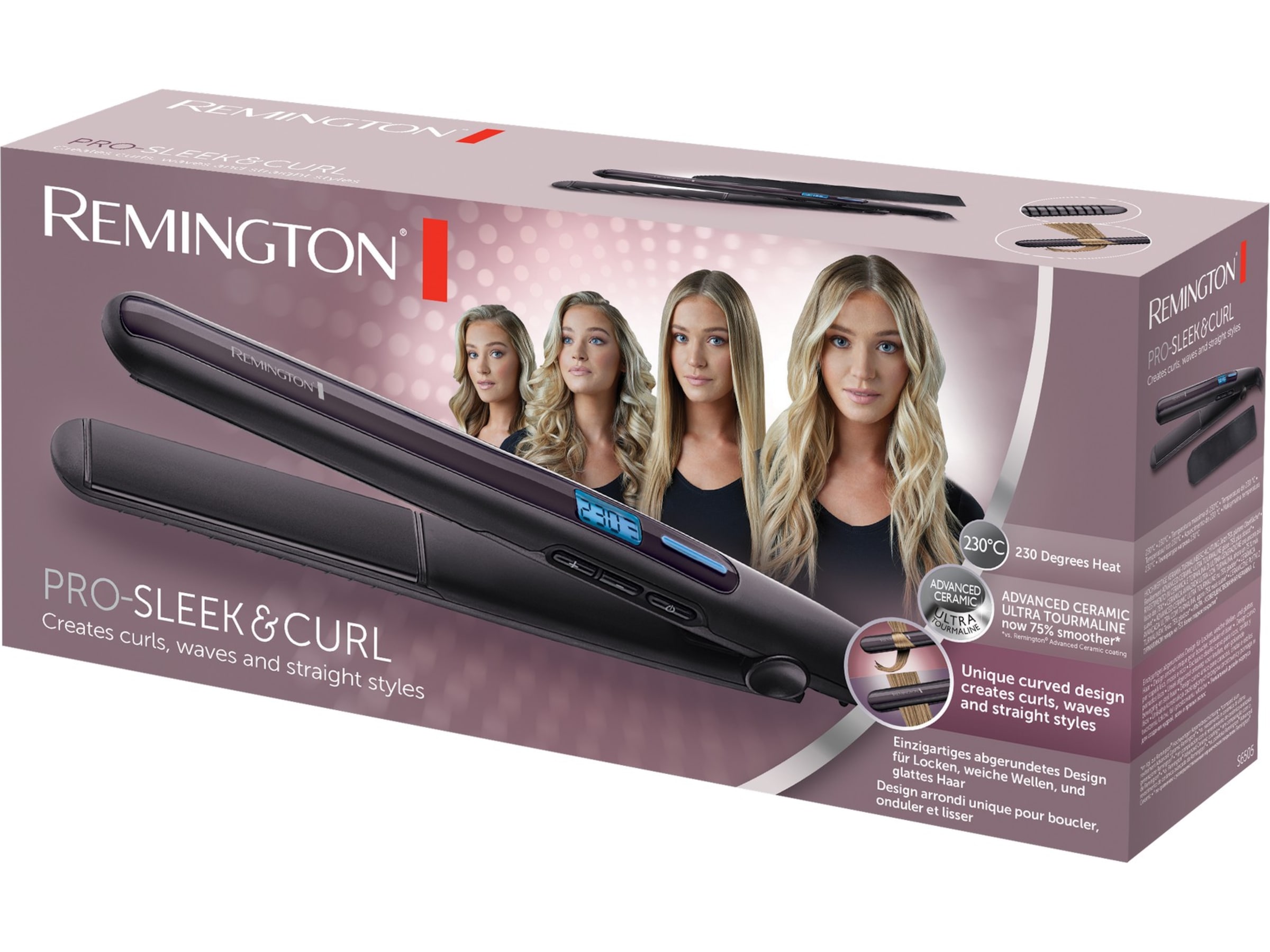 Remington PRO-Sleek & Curl glattejern S6505 Hårpleje & styling