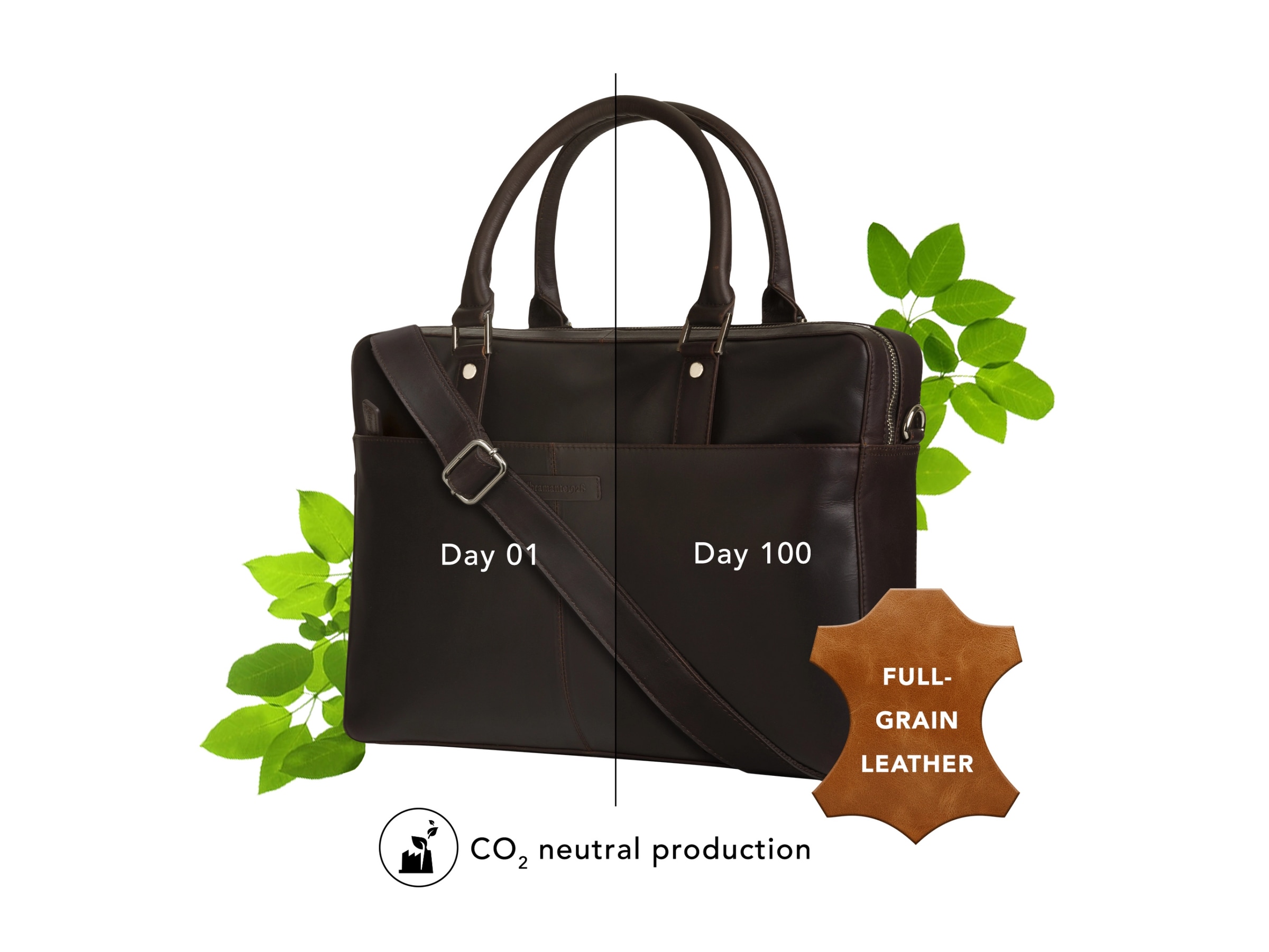 dbramante1928 Rosenborg 16" PC taske (hunter dark) Rygsæk, taske og etui