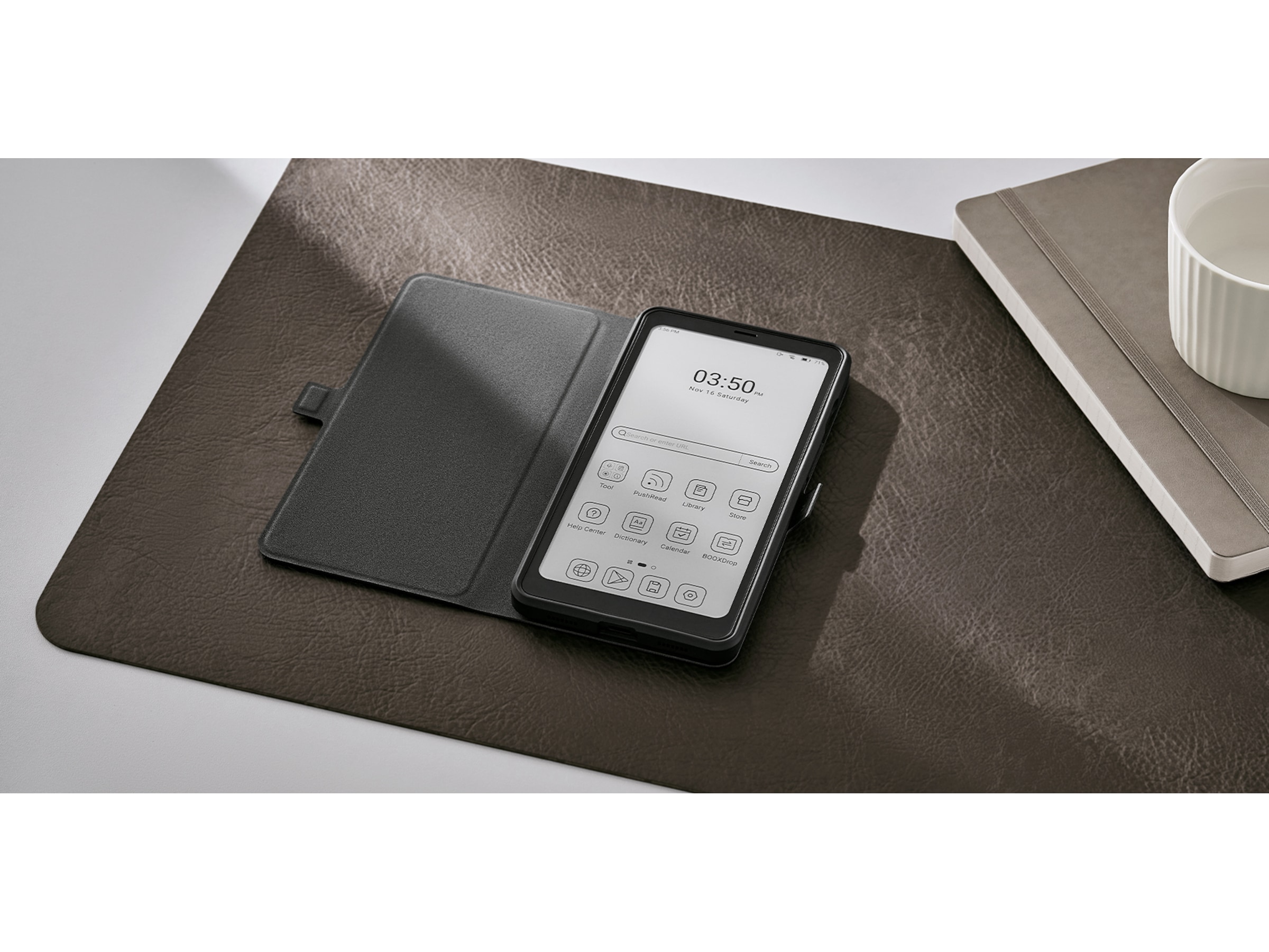 Onyx BOOX Palma 2 Flipcover (grå) Tilbehør til E-boglæsere