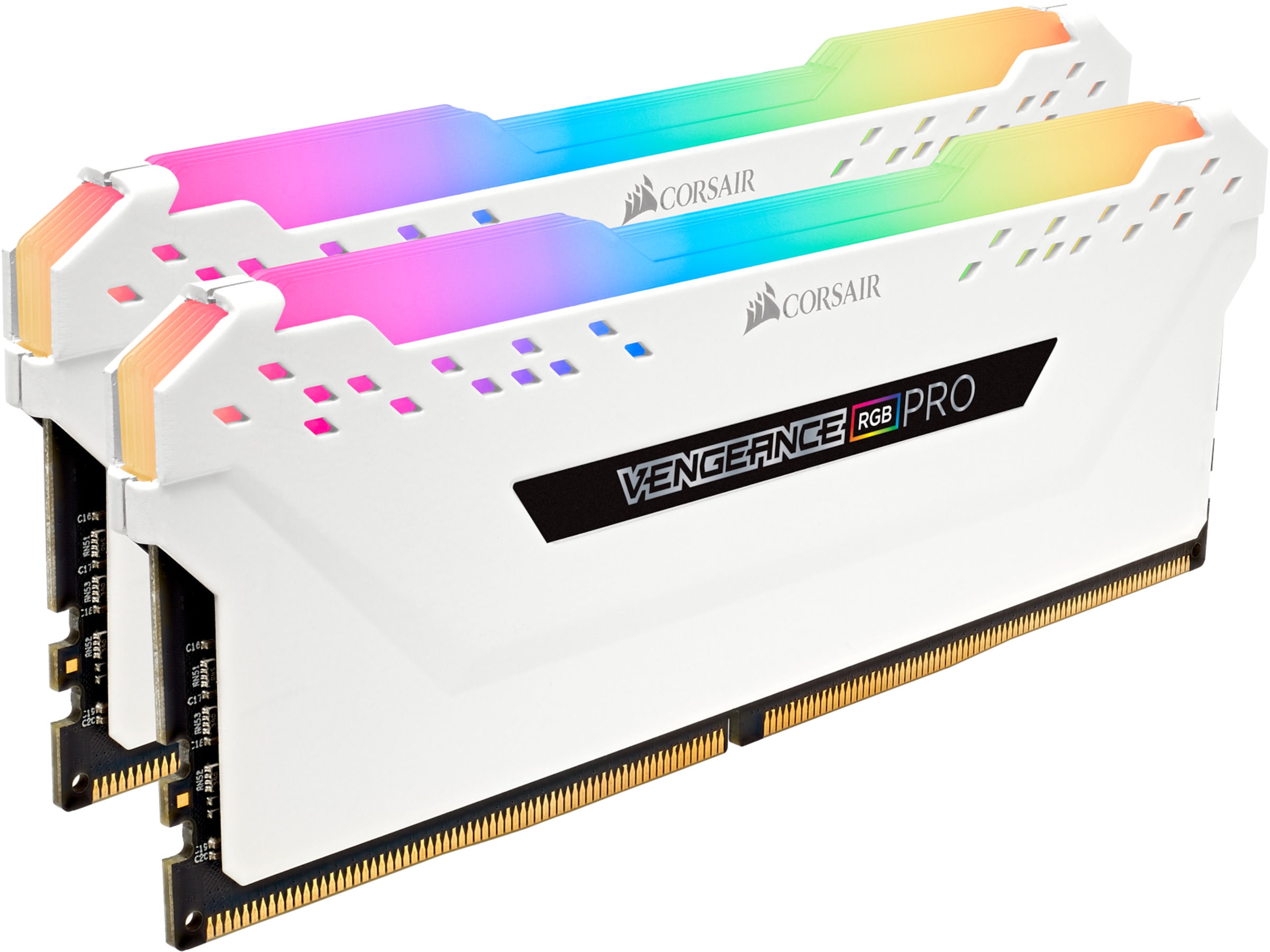 Corsair Vengeance RGB PRO DDR4 3200MHz 16GB (hvid) Hukommelse (RAM)