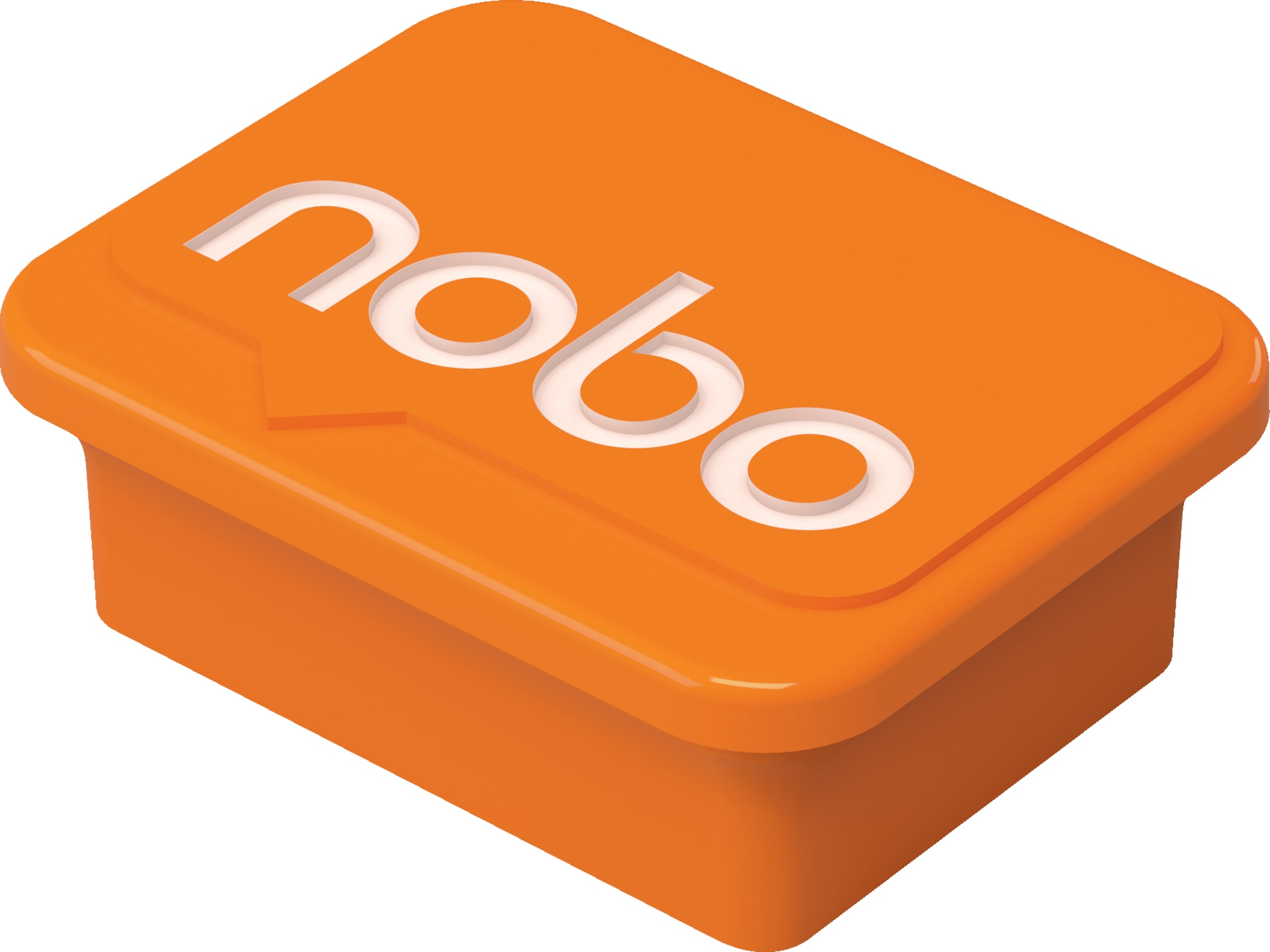 Nobo Whiteboard magneter orange 18x22mm (4 stk.) Whiteboards