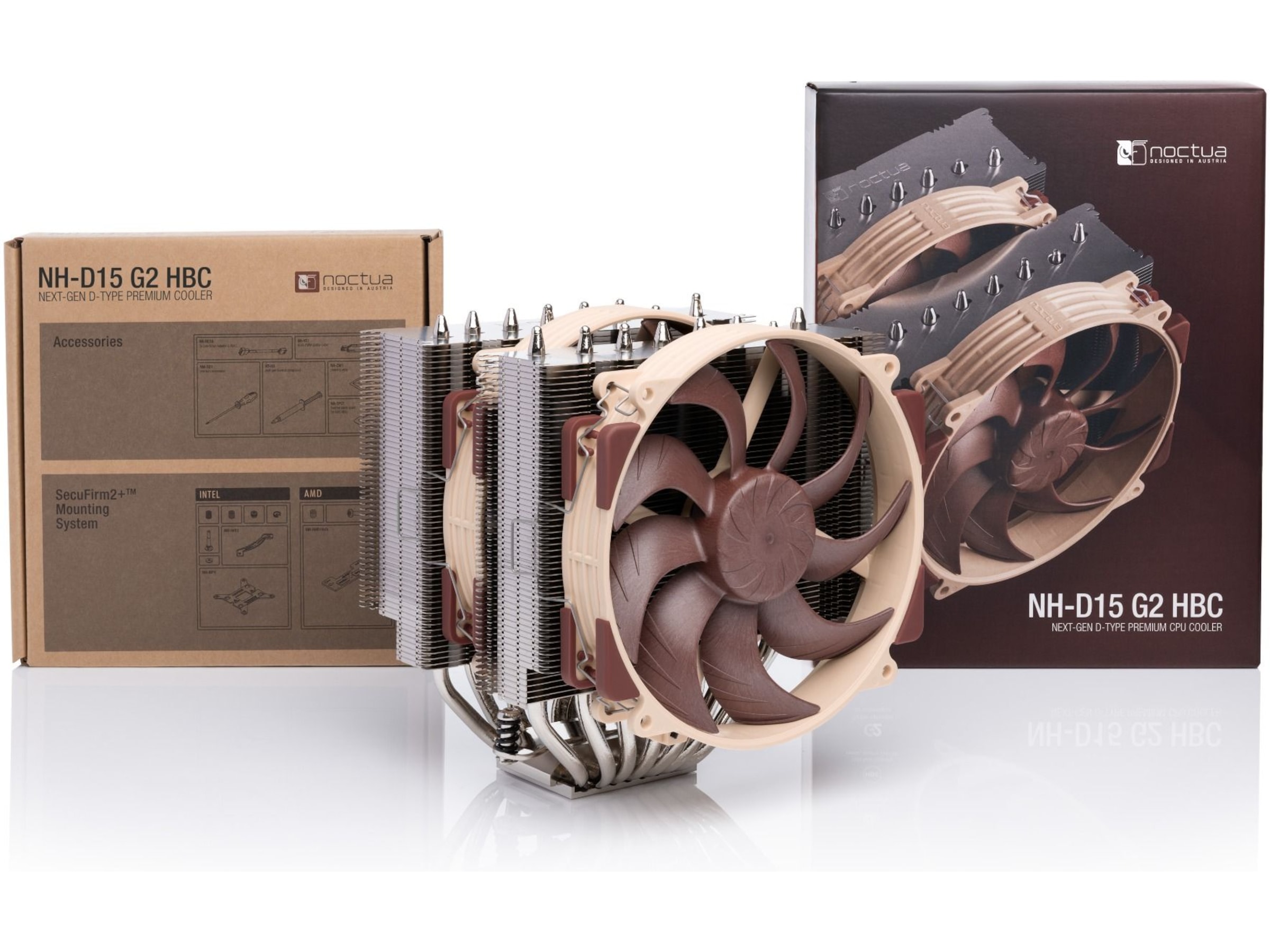 Noctua NH-D15 G2 HBC CPU Køler for Intel CPU - Luftkøling