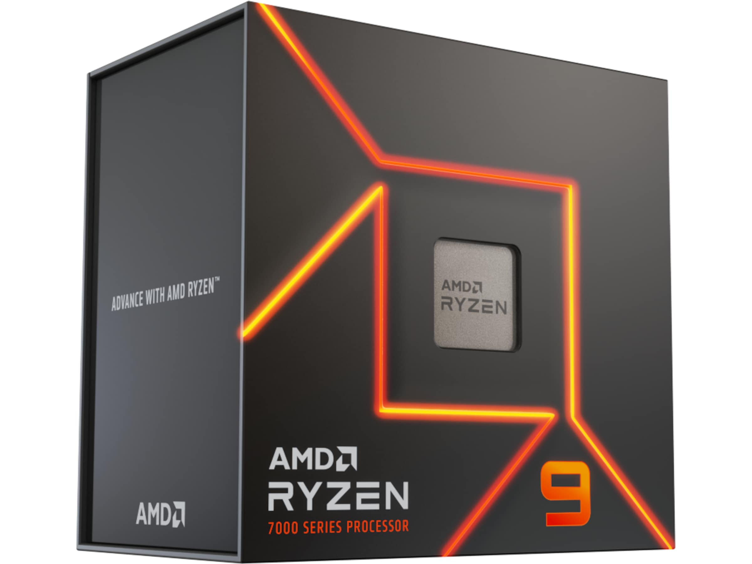 AMD Ryzen 9 7900X, without cooler Box Processorer