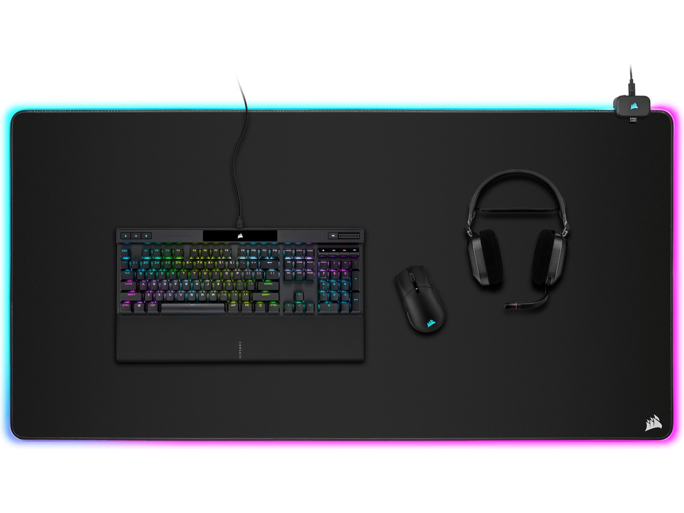Corsair MM700 RGB Extended 3XL Gaming Musemåtte (sort) Gamingmusemåtte