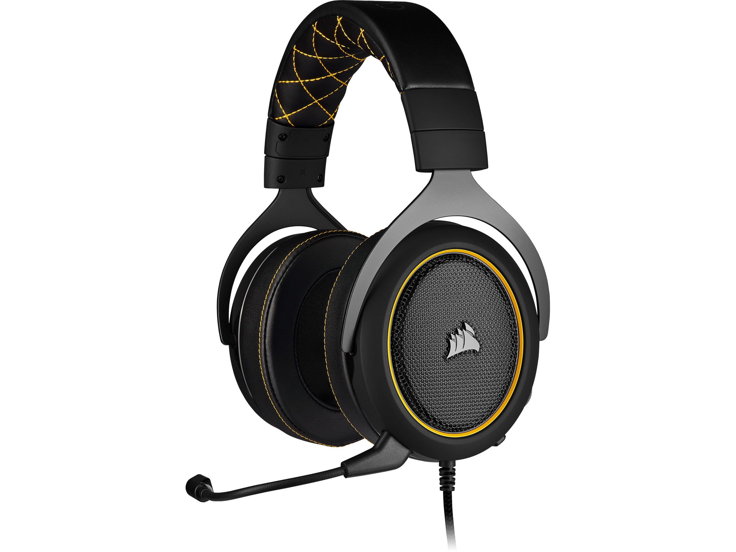 Corsair Gaming HS60 Pro Surround Headset Yellow Gaming headset Komplett.dk