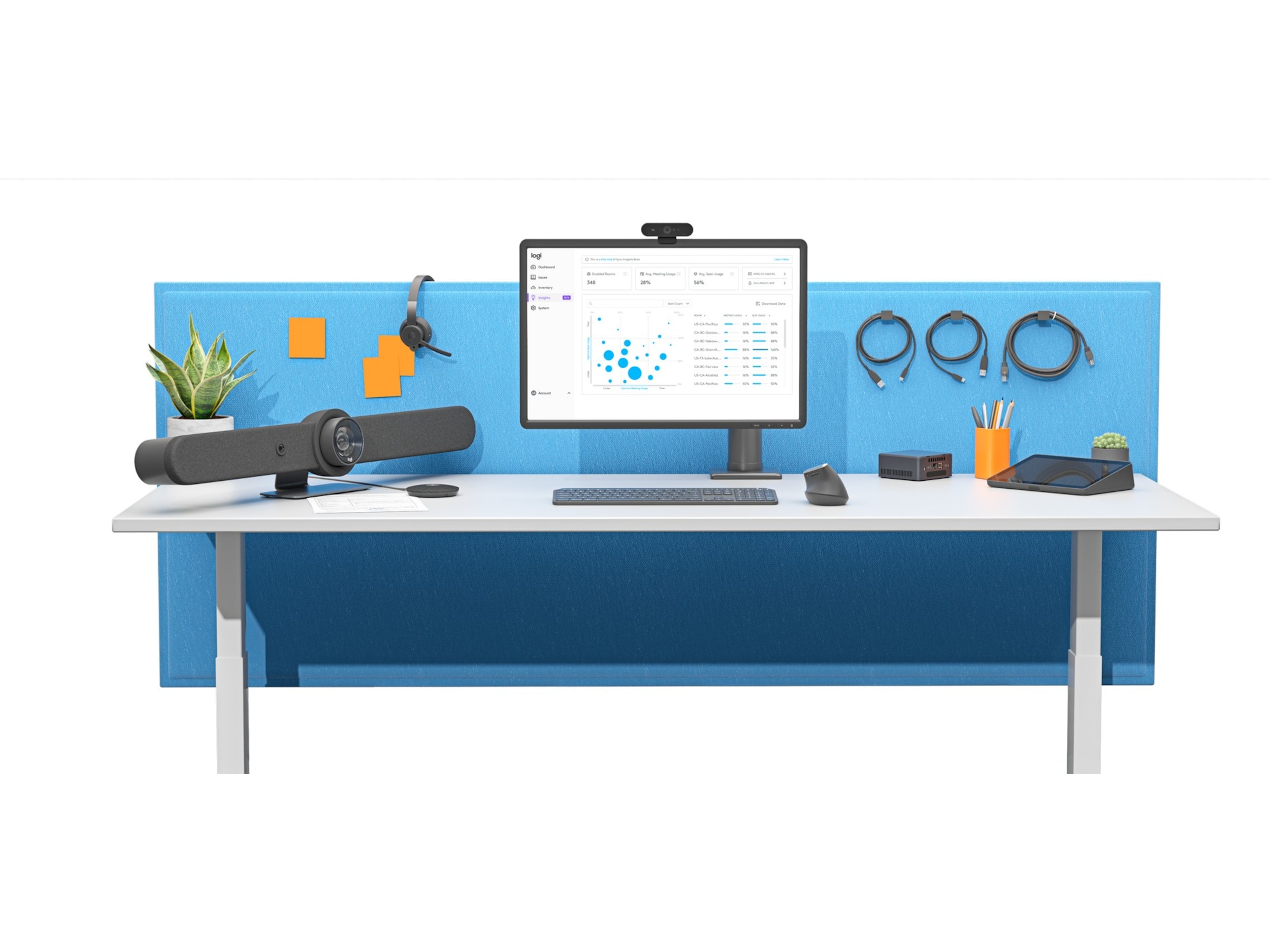 Logitech Rally Bar Graphite Webkameraer