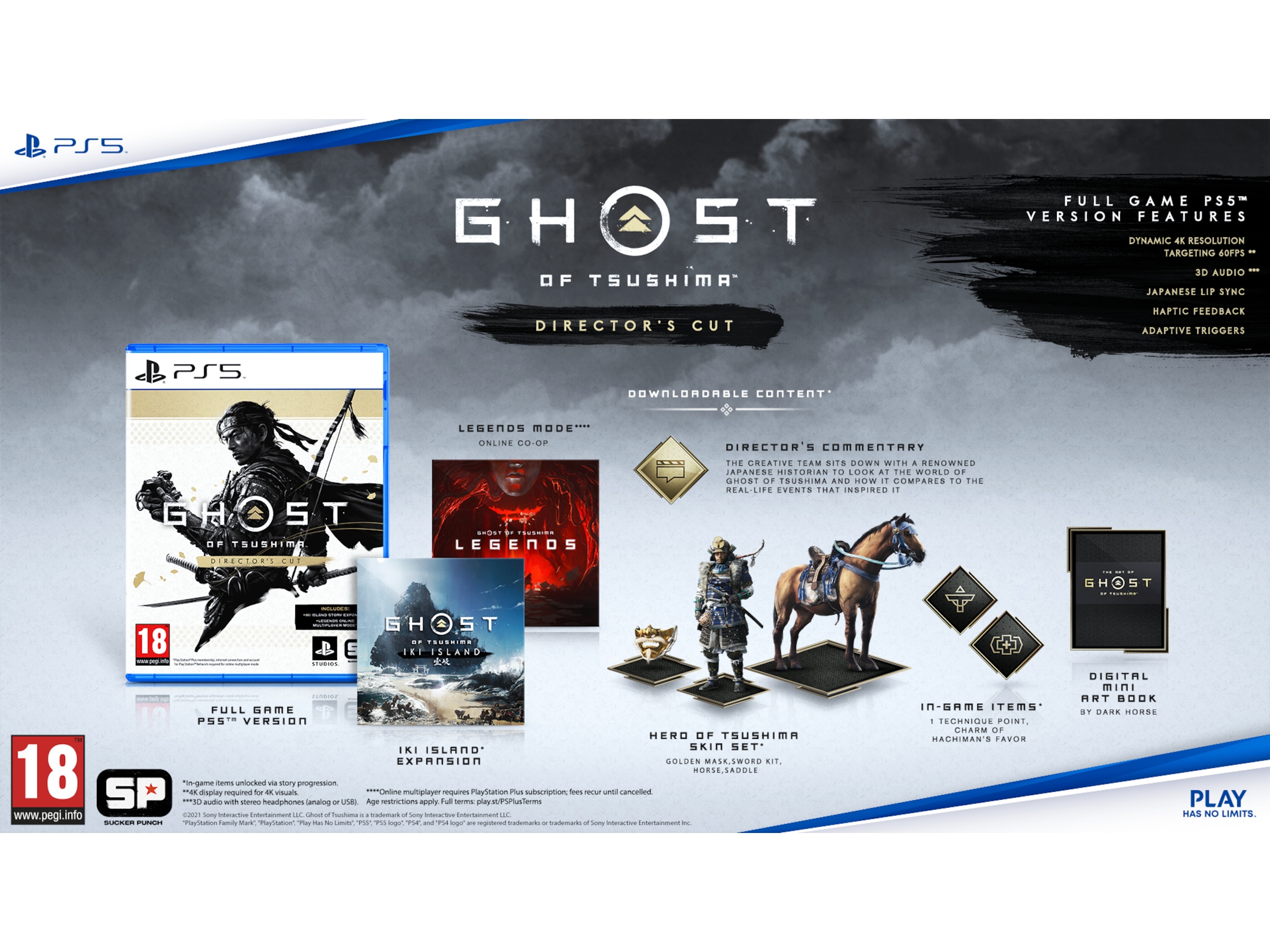 Ghost of Tsushima Director’s Cut Spil til Playstation 5