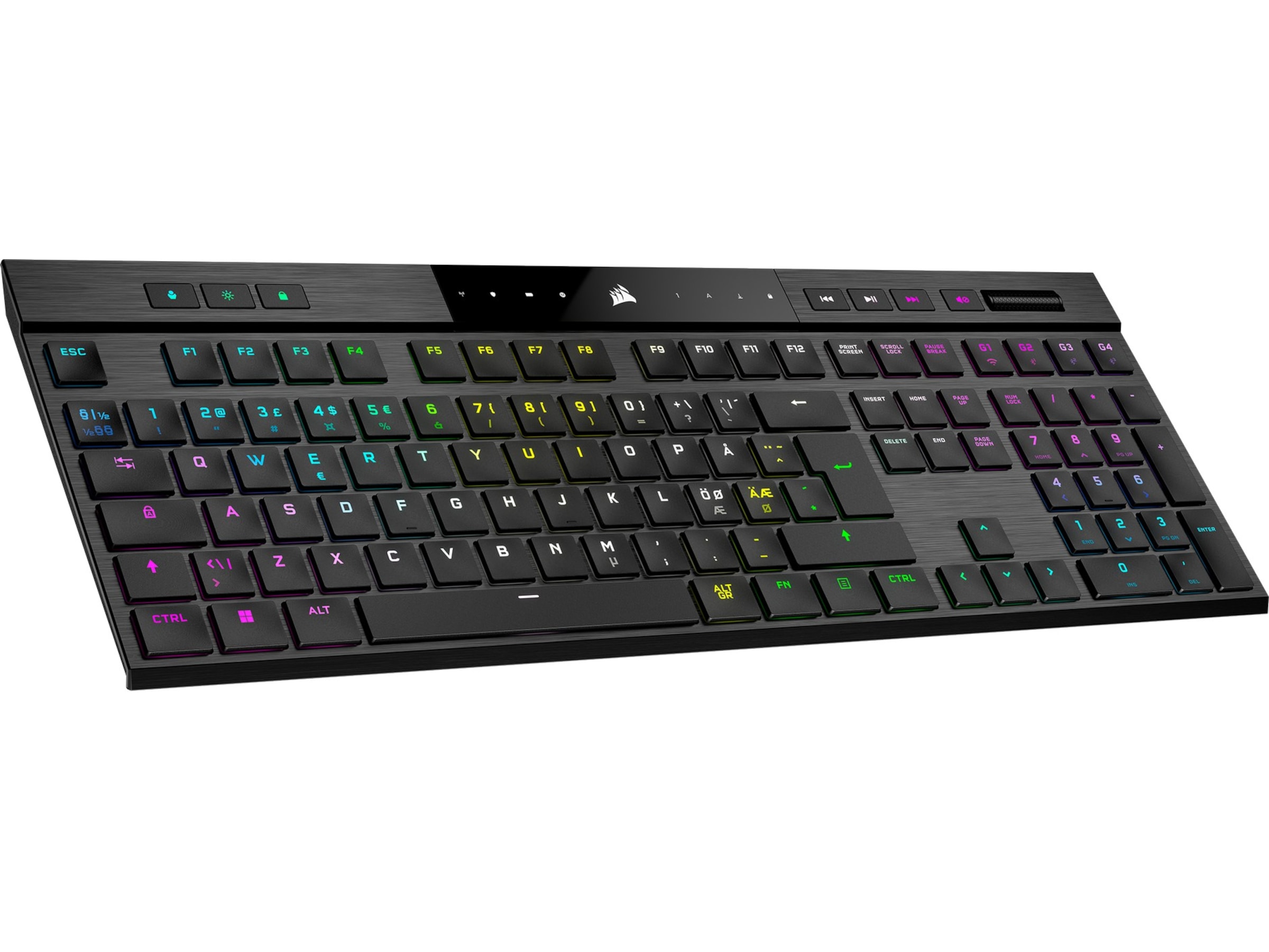 Corsair K100 Air Trådløst Gaming Tastatur RGB (sort) Gamingkeyboard