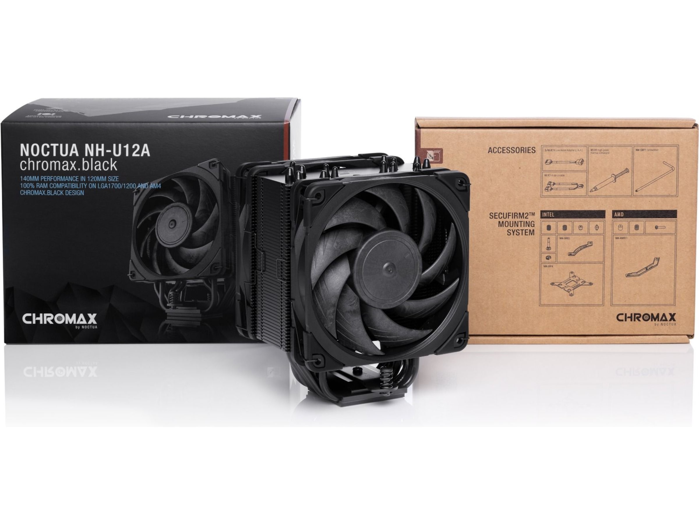 Noctua NH-U12A Kølere CPU - Luftkøling