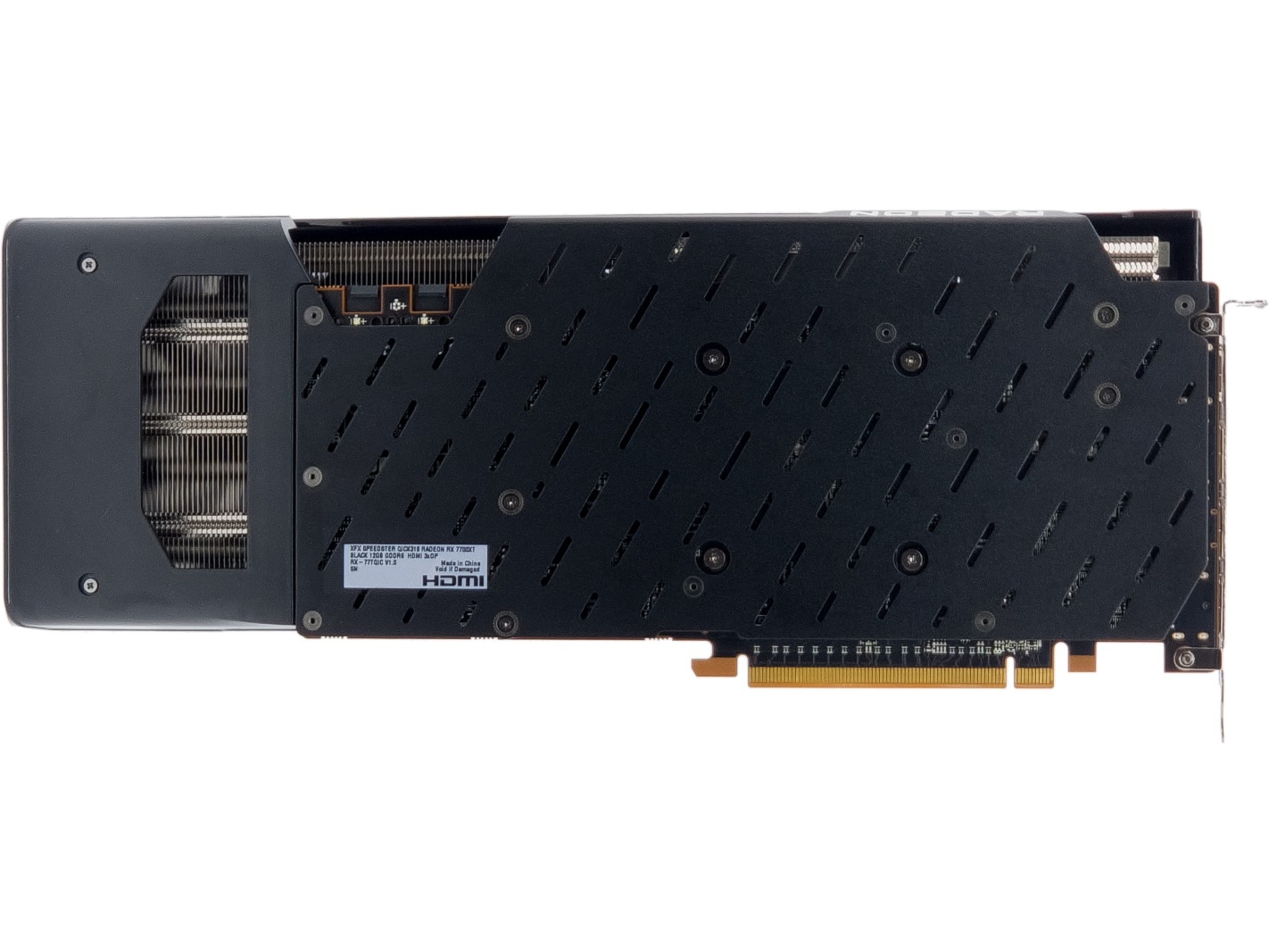 XFX Speedster QICK 319 Radeon RX 7700 XT Black Grafikkort