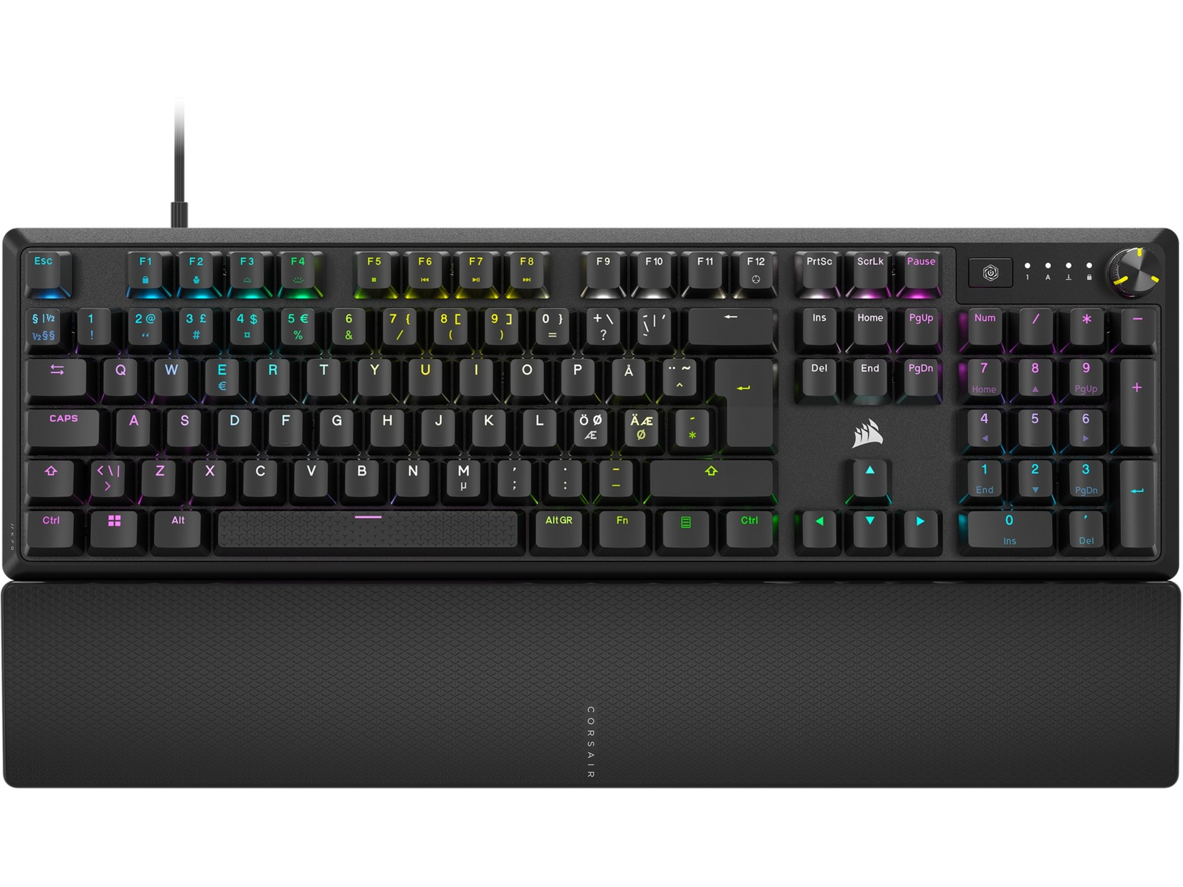 Corsair K70 Core RGB gamingtastatur (sort) Gamingkeyboard