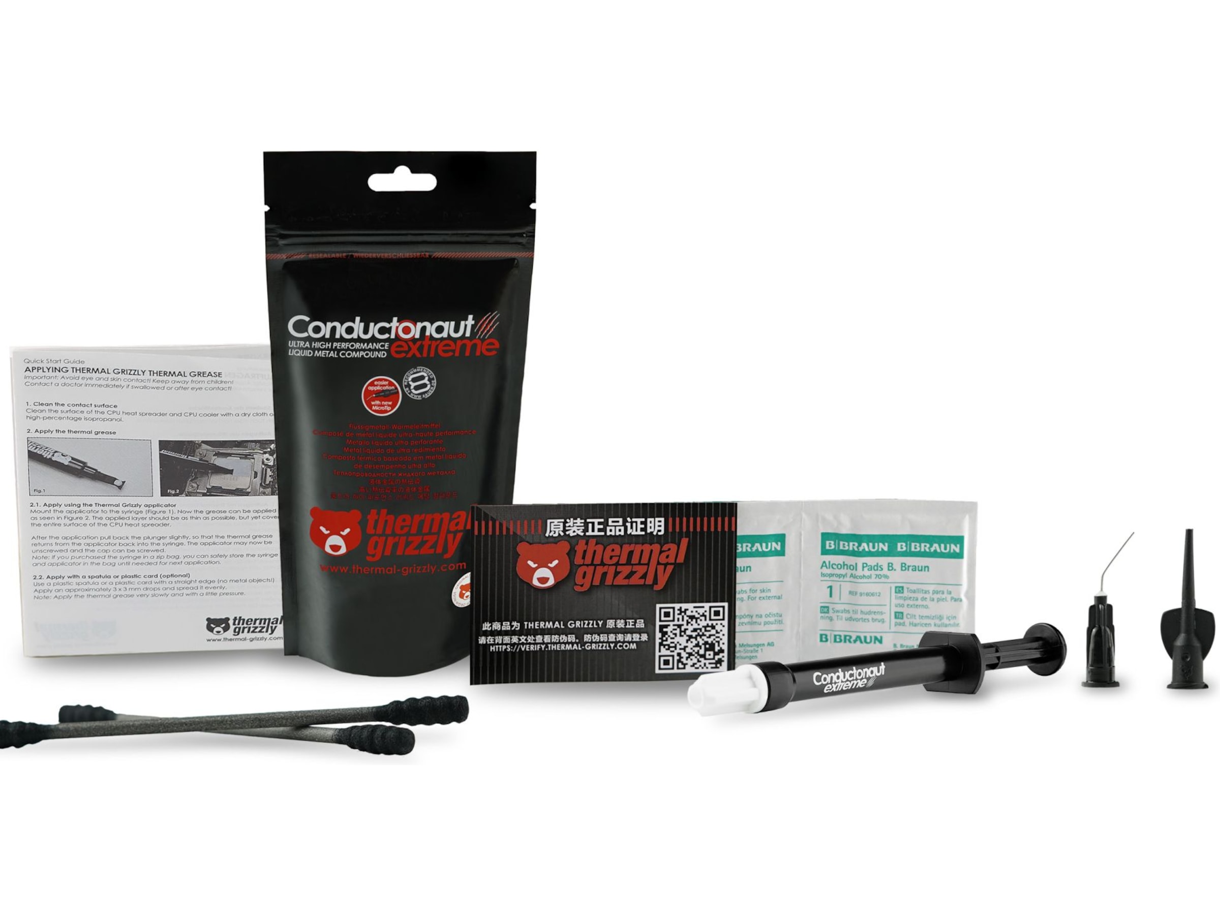 Thermal Grizzly Conductonaut Extreme 1g Kølende Pasta Kølepasta