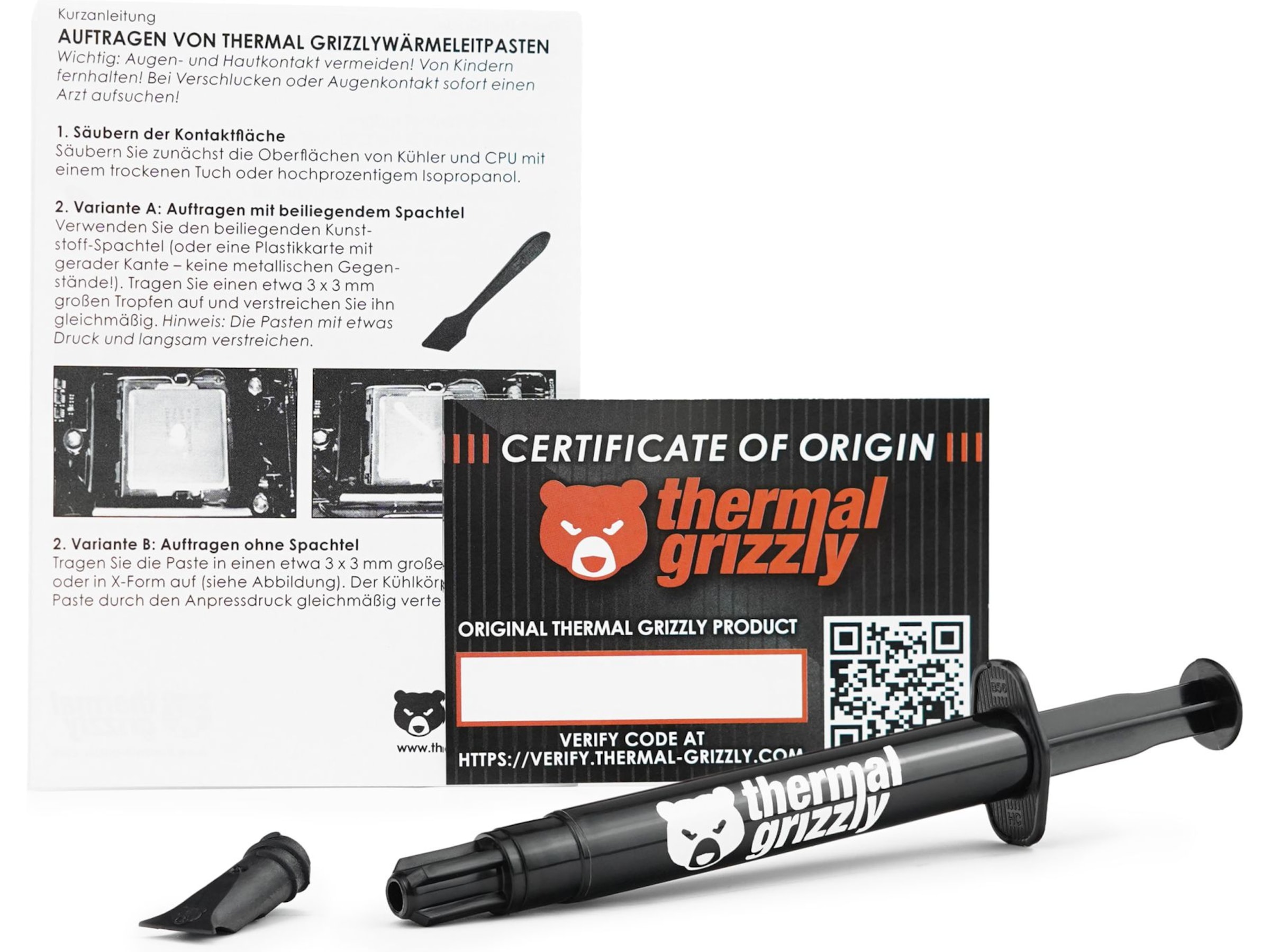 Thermal Grizzly Hydronaut 3,9g Kølende Pasta Kølepasta