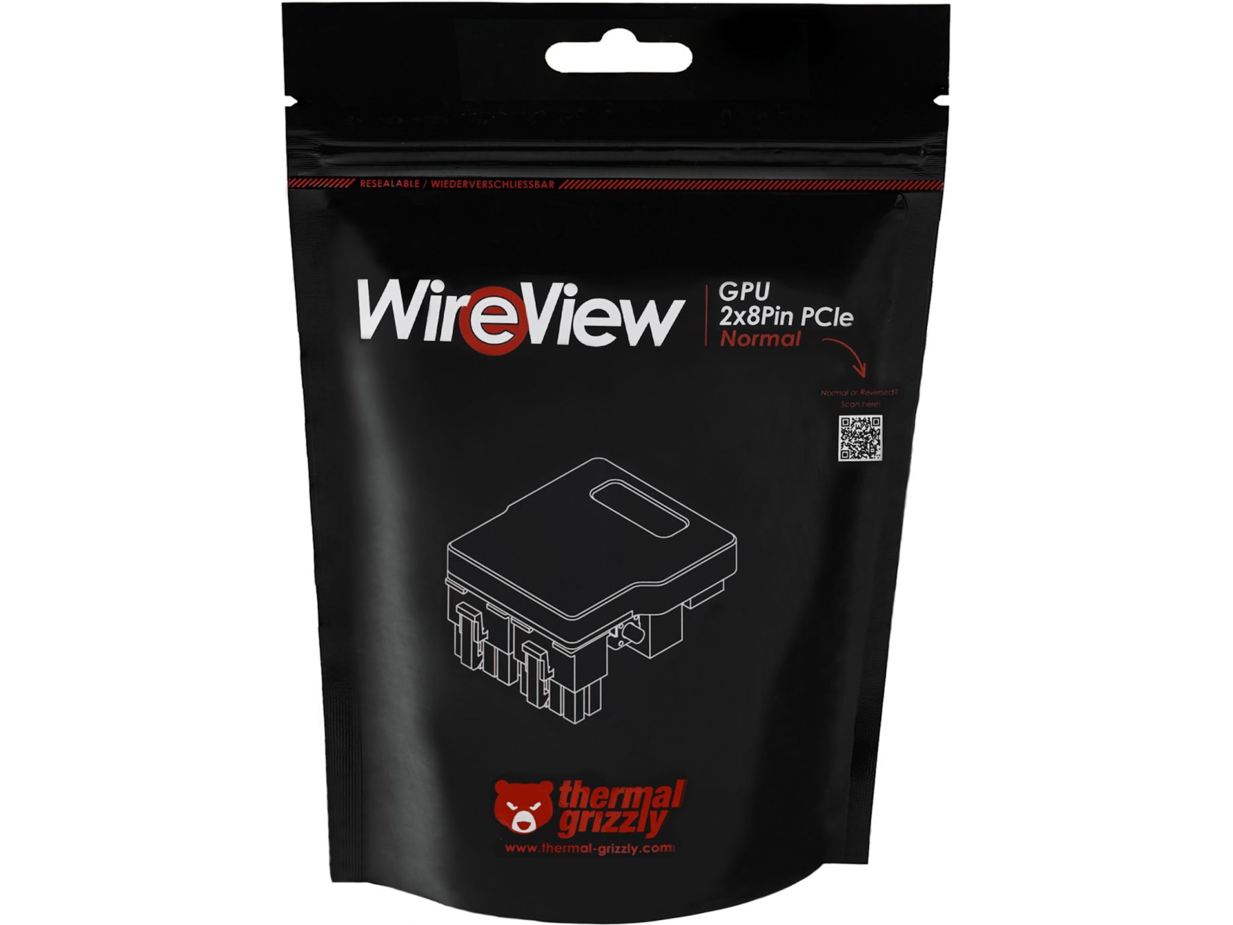 Thermal Grizzly WireView GPU 2x8Pin PCIe Normal Tilbehør