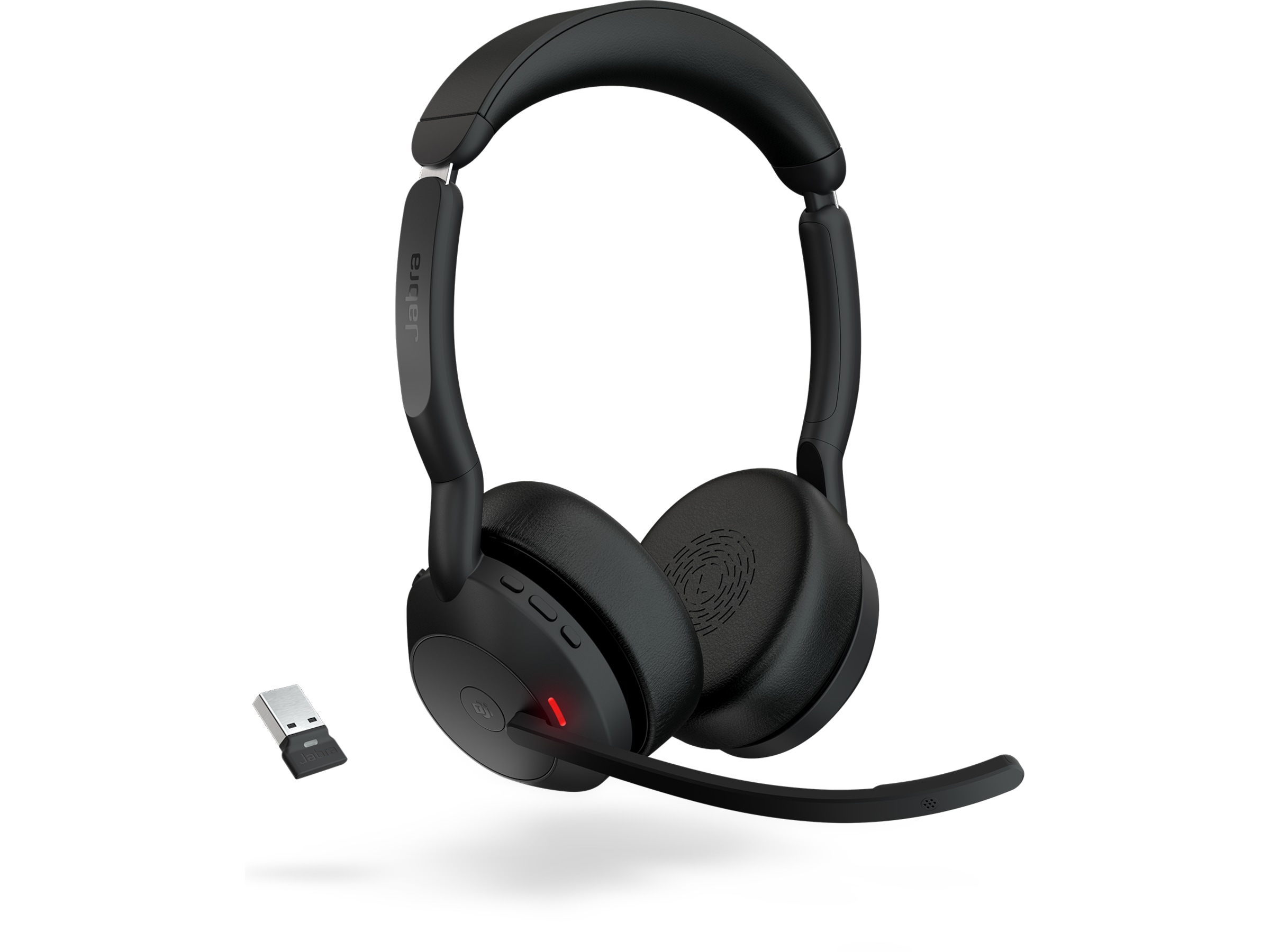 Jabra Evolve2 55 Link380a MS Teams Stereo Stand Trådløst headset