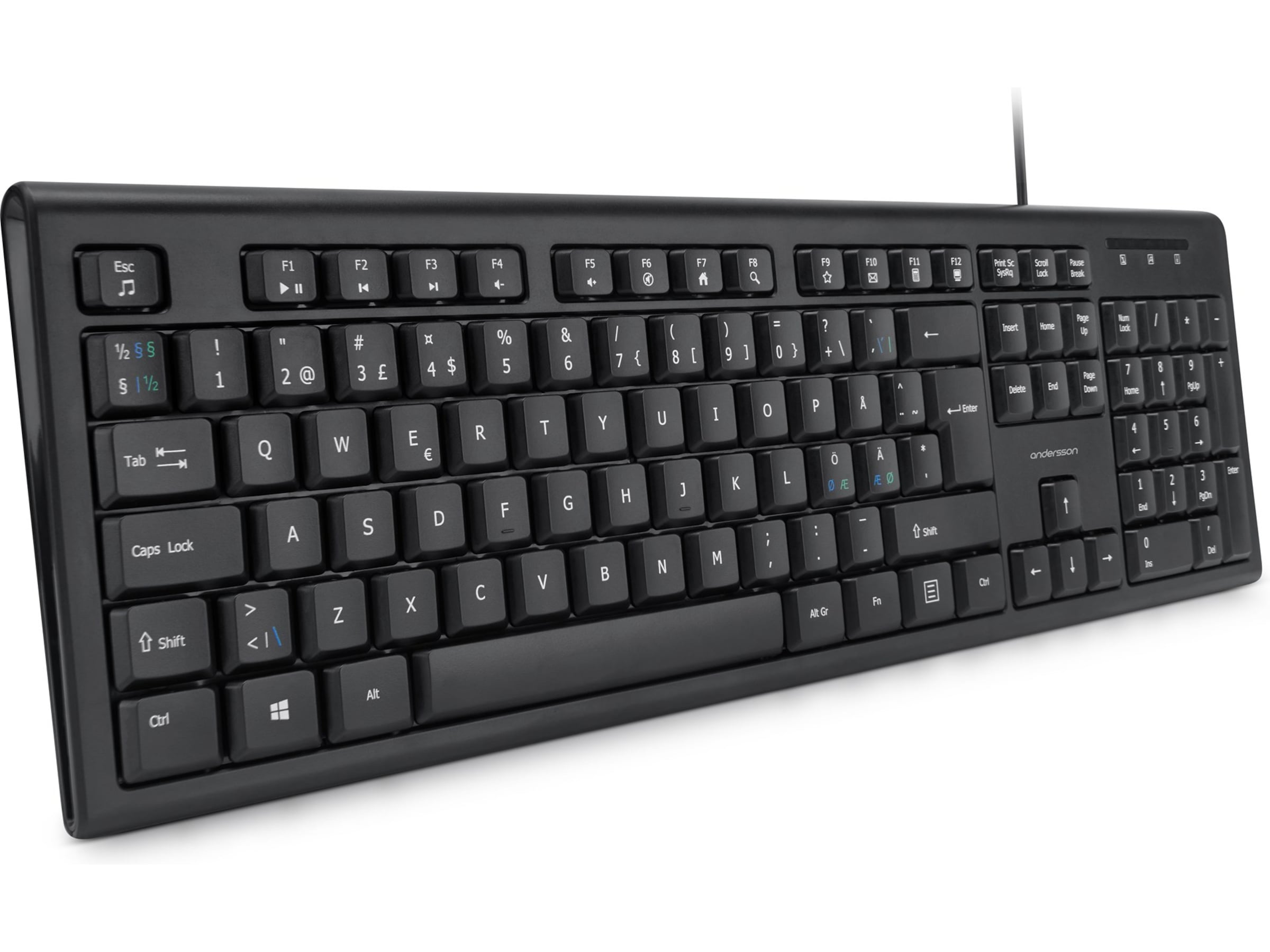 Andersson KDW 1.0 tastatur kablet Keyboards
