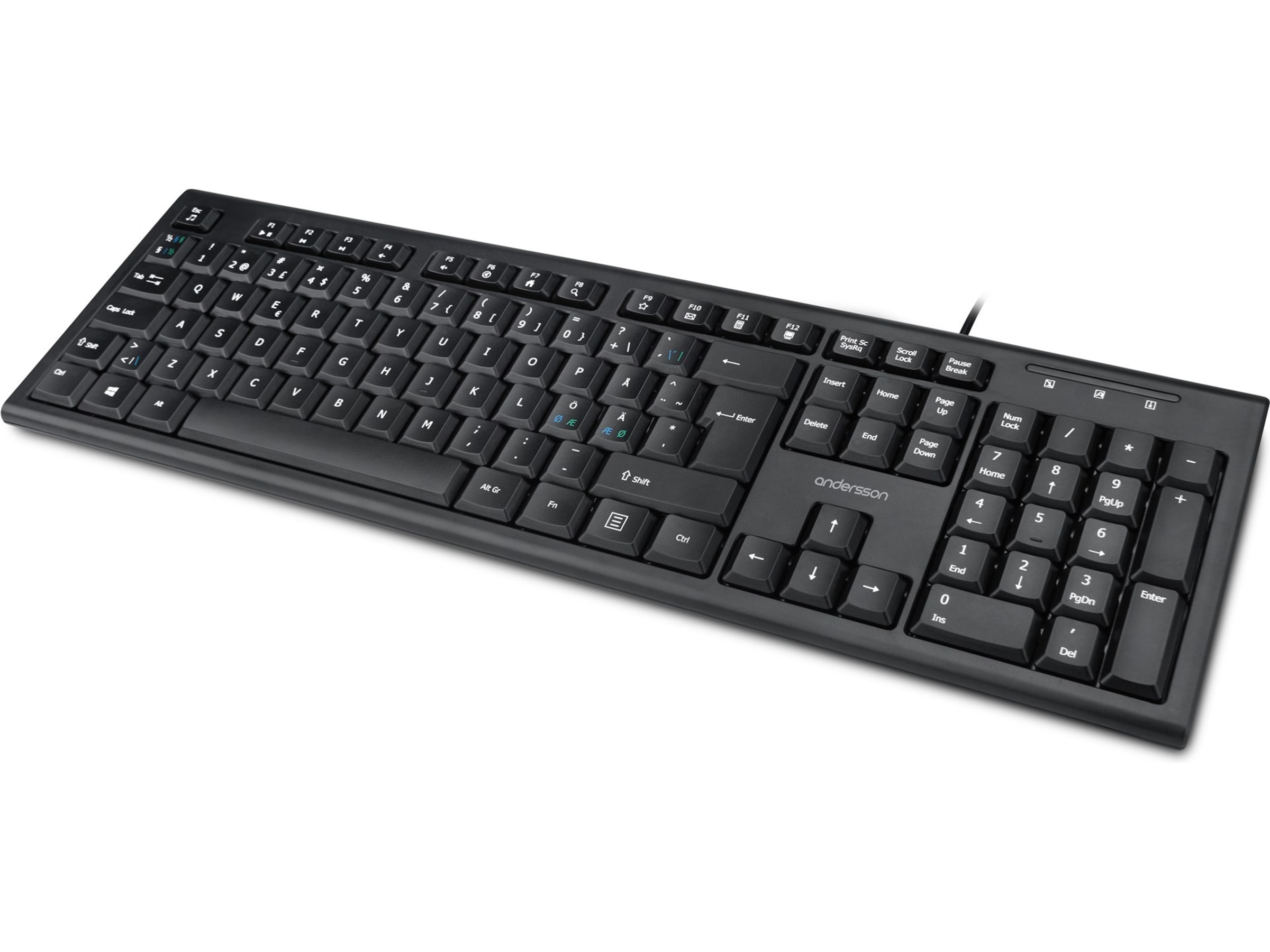 Andersson KDW 1.0 tastatur kablet Keyboards