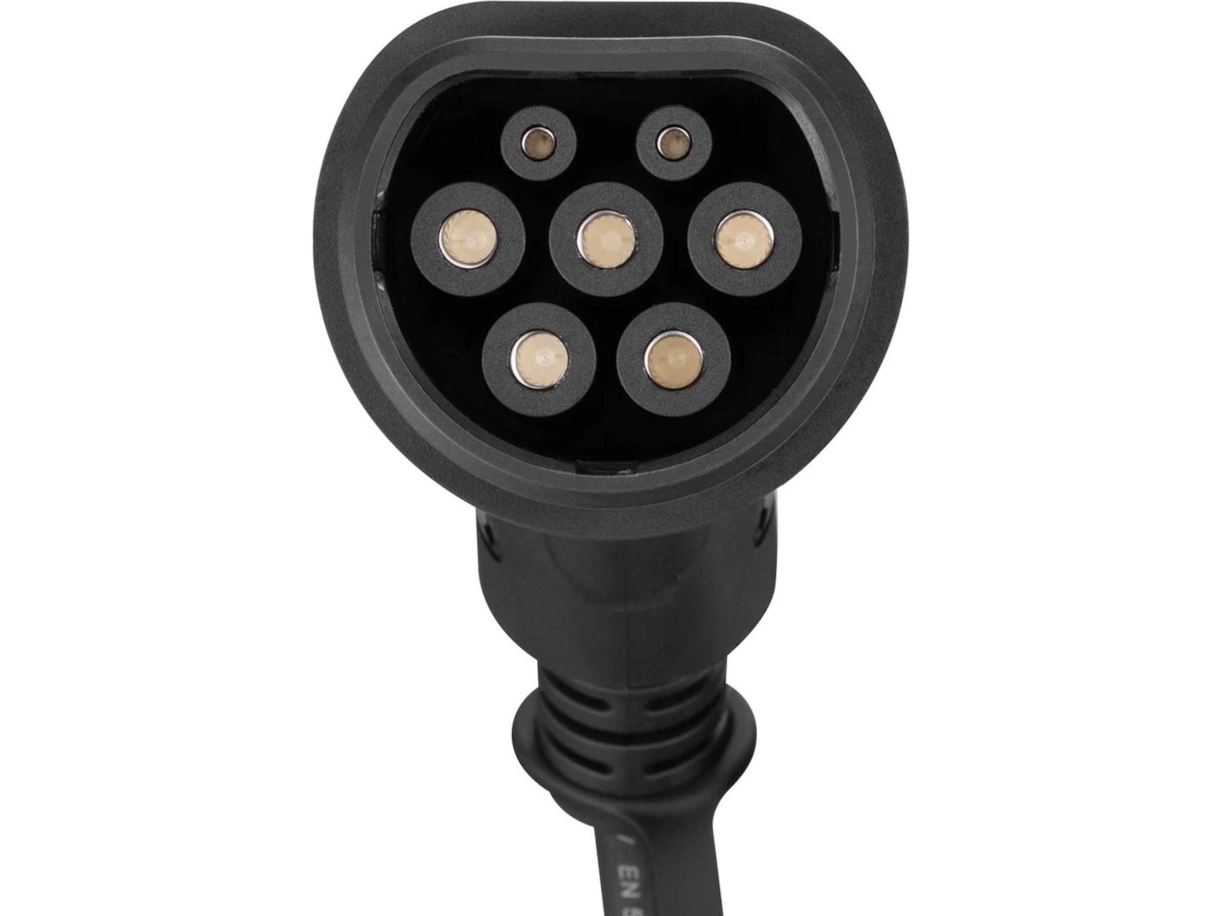 EV-Charge 2500 ladekabel spiral 11 kW 7 m Elektriske bil opladerkabler