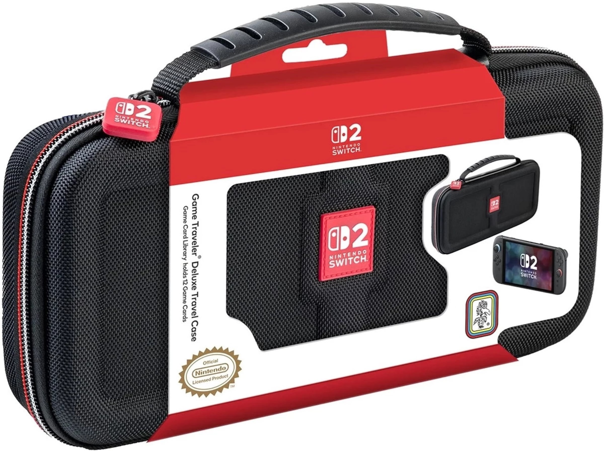 Nintendo Switch 2 Deluxe Travel Case (sort) Tilbehør til spilkonsoller