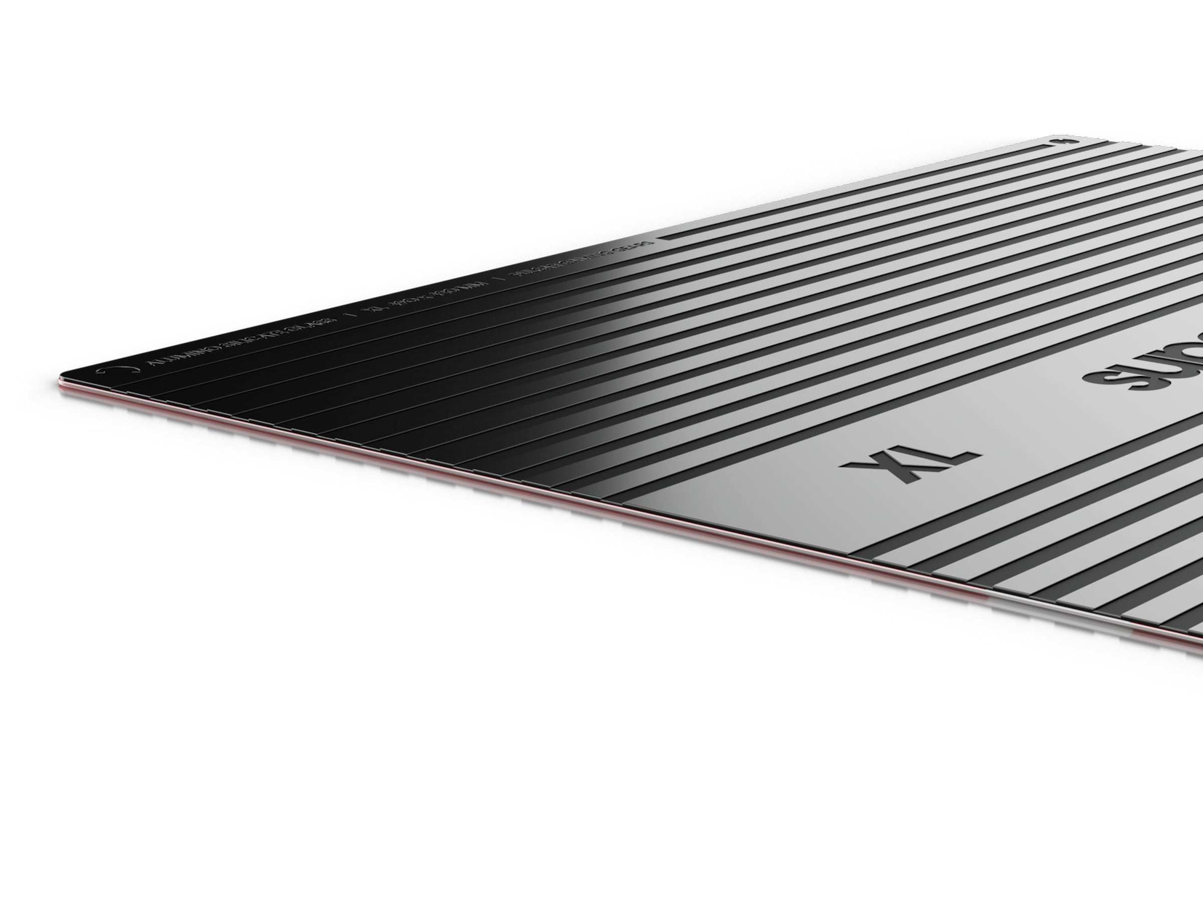 Pulsar Superglide Glass Musemåtte XL (rød) Gamingmusemåtte