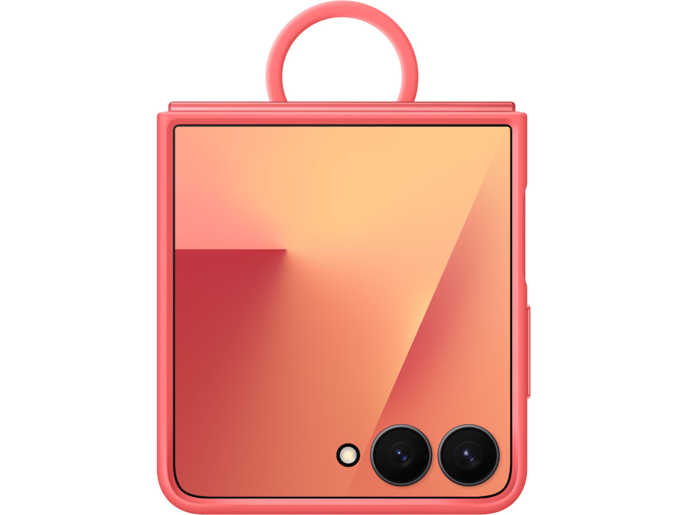 Samsung Galaxy Z Flip7 Ring Silikone cover (red) Mobilcover