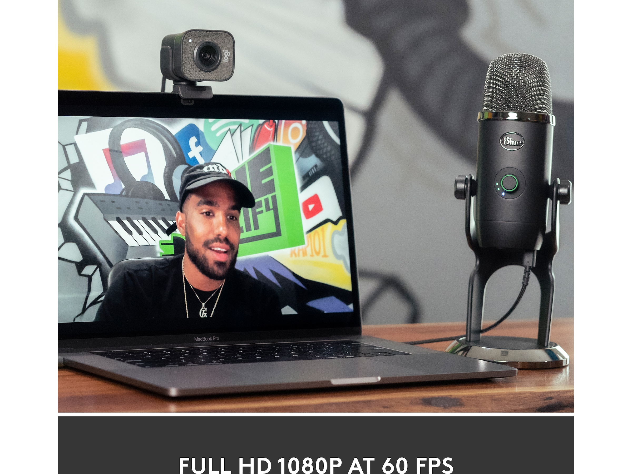 Logitech StreamCam Graphite Webkameraer