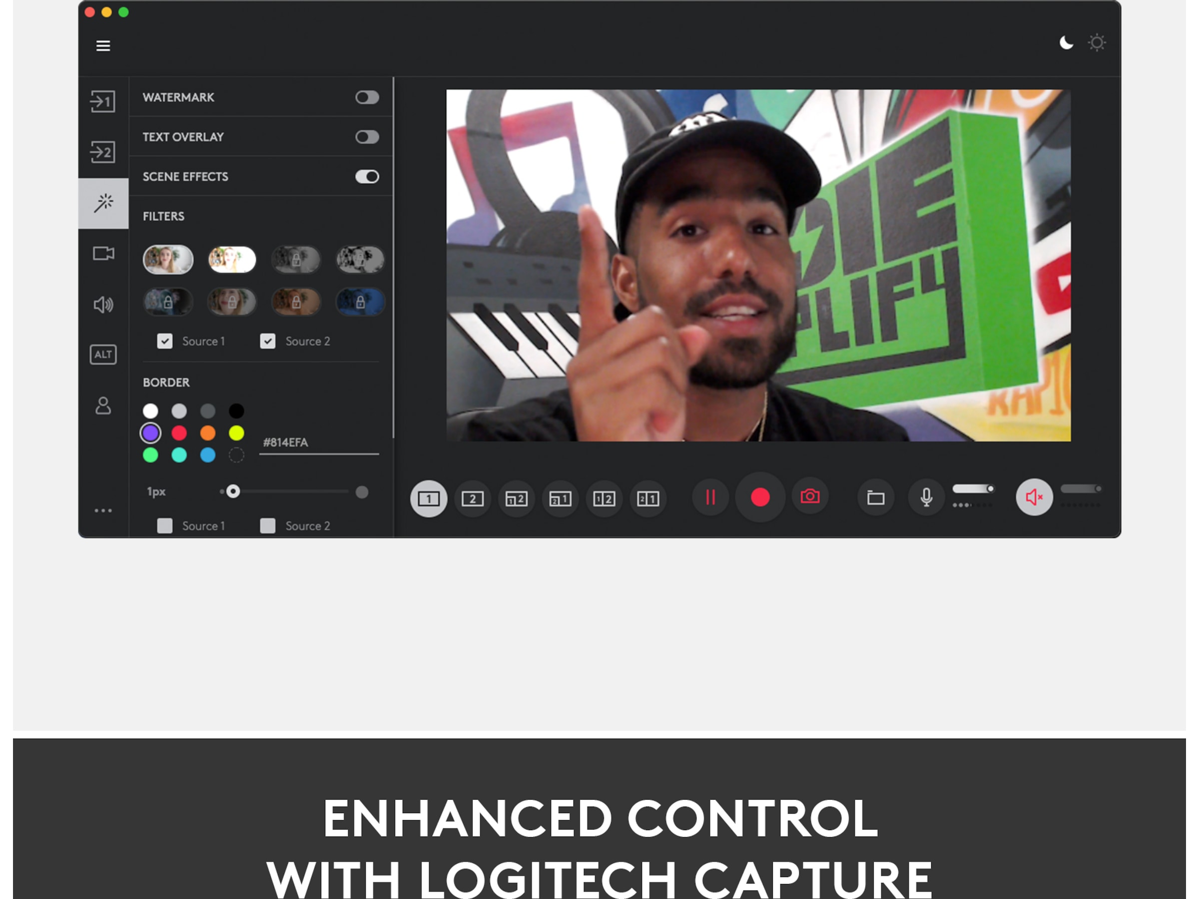 Logitech StreamCam Graphite Webkameraer