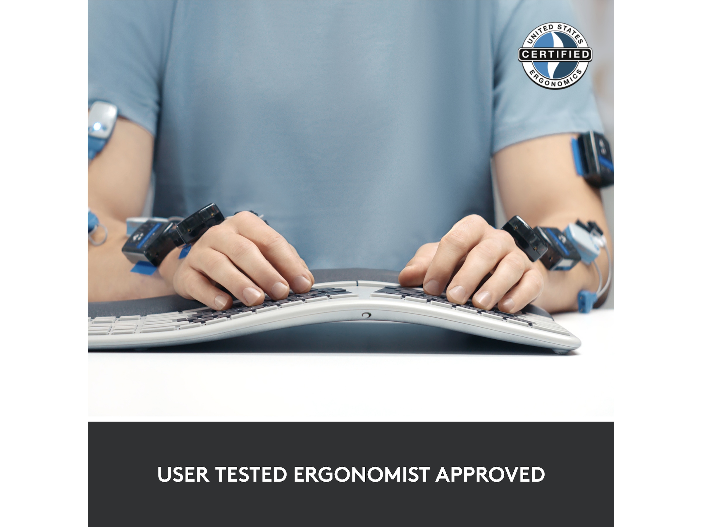 Logitech ERGO K860 Trådlös Tastatur Keyboards