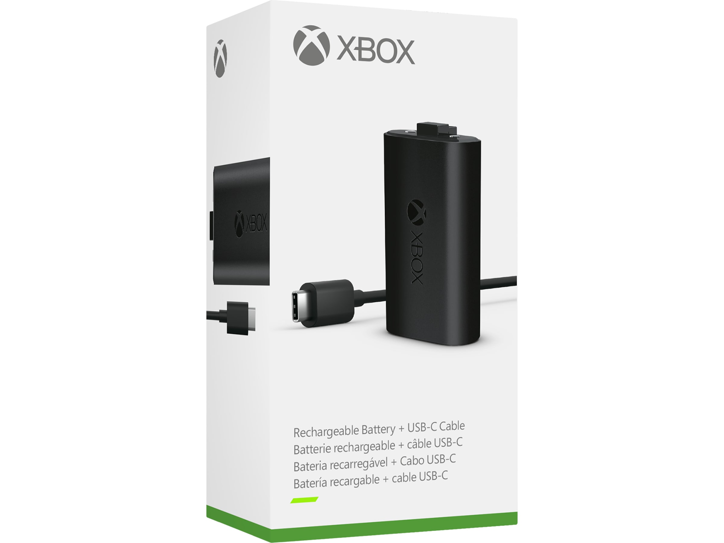Genopladeligt Xbox-batteri + USB-C-kabel Tilbehør til spilkonsoller