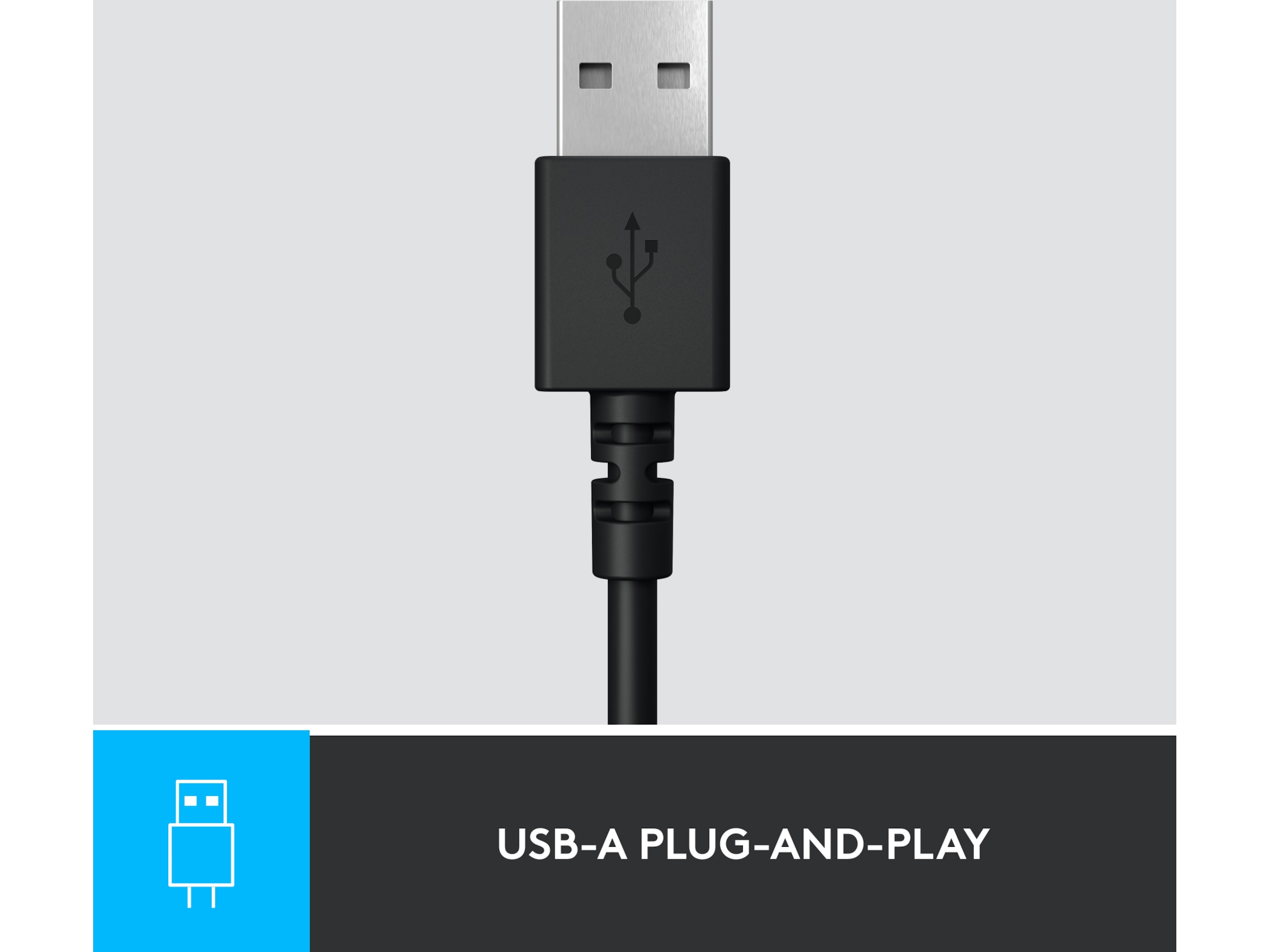 Logitech H390 USB PC Headset (sort) Headset