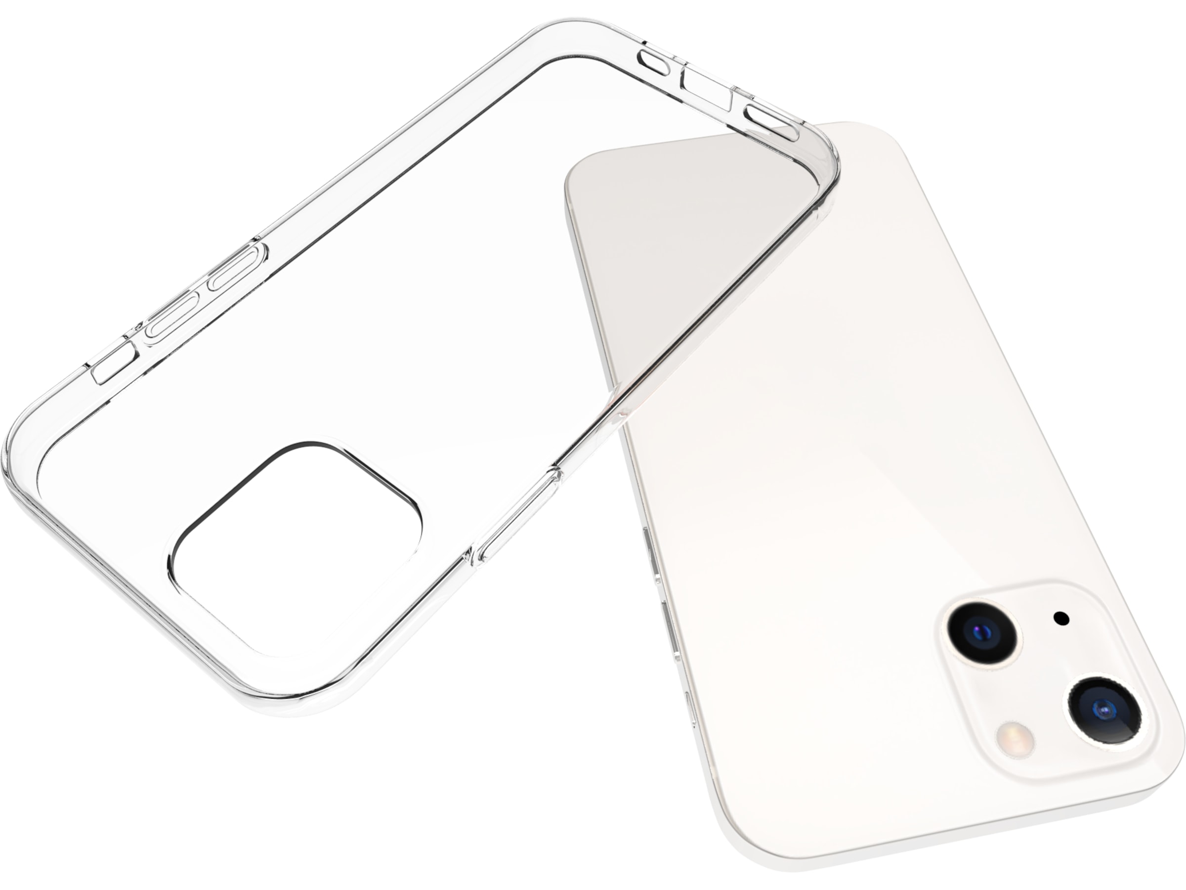 iiglo iPhone 13  Silikonskal (transparent) Mobilcover