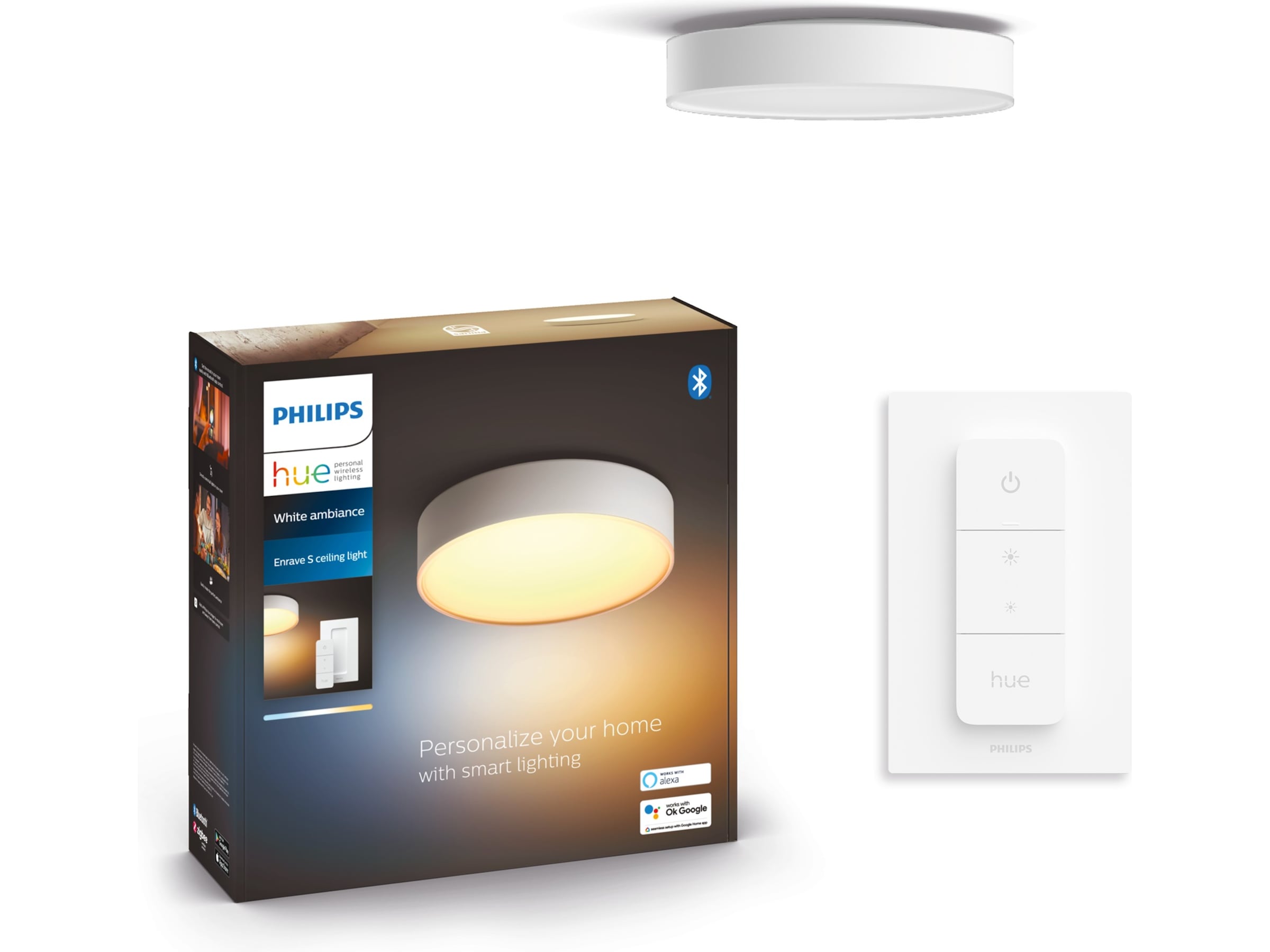 Philips Hue Enrave lille loftslampe (hvid) Loftlampe