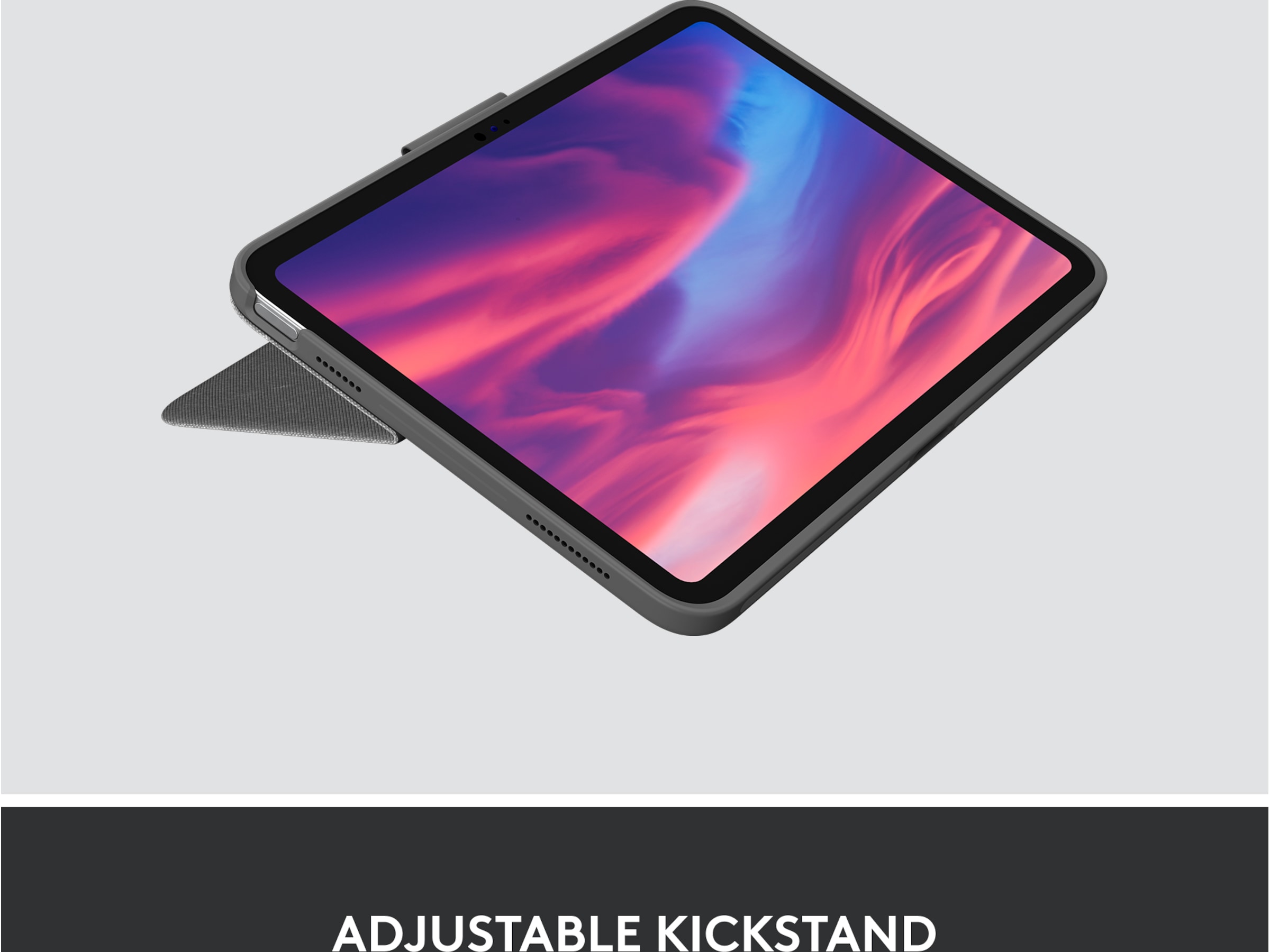 Logitech iPad 10,9" / 11" Combo Touch Tastaturcover (oxford grey) Cover til tablet