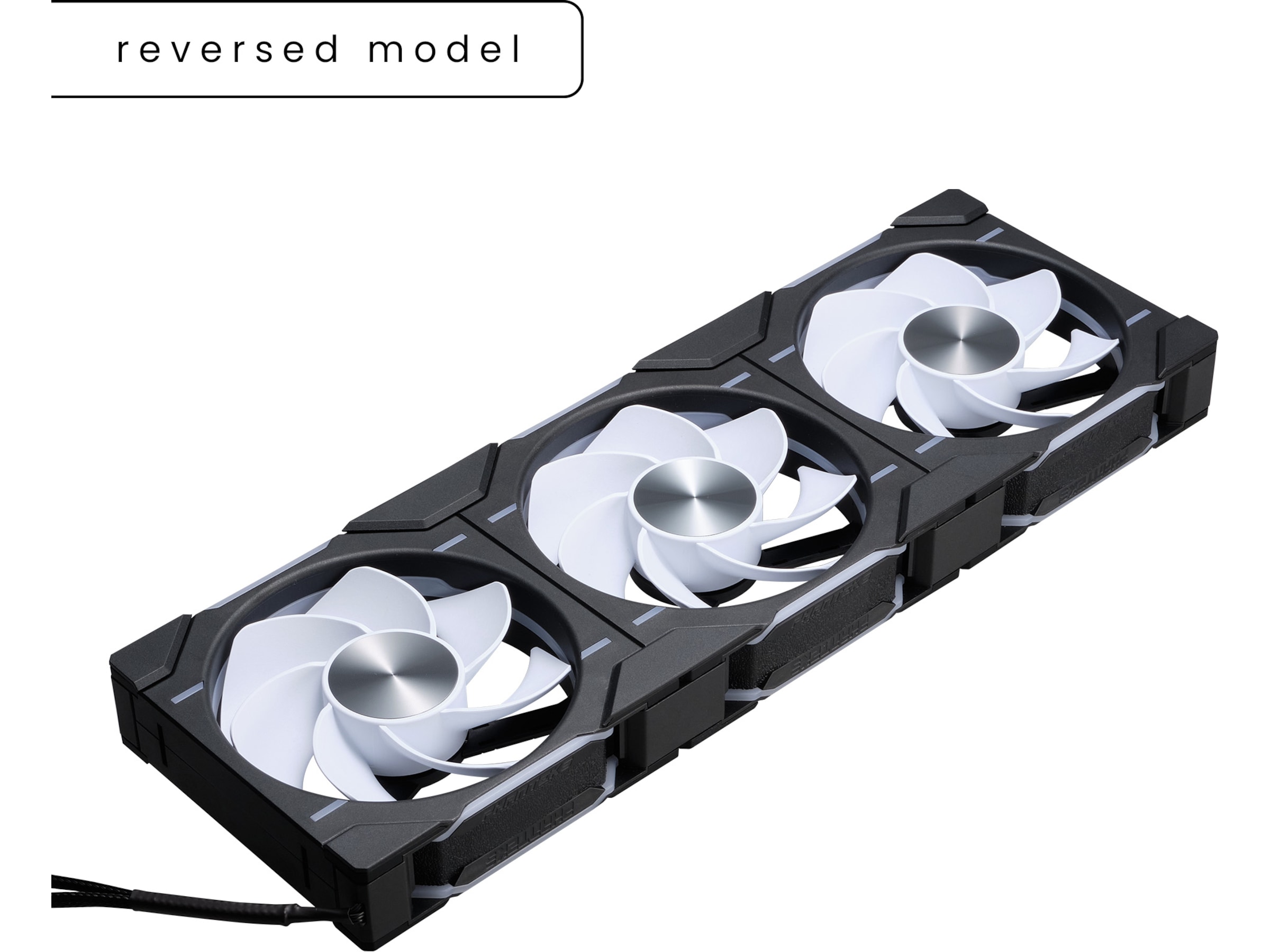Phanteks D30 120mm Reversed Air 3pack Ventilator (sort) Blæsere