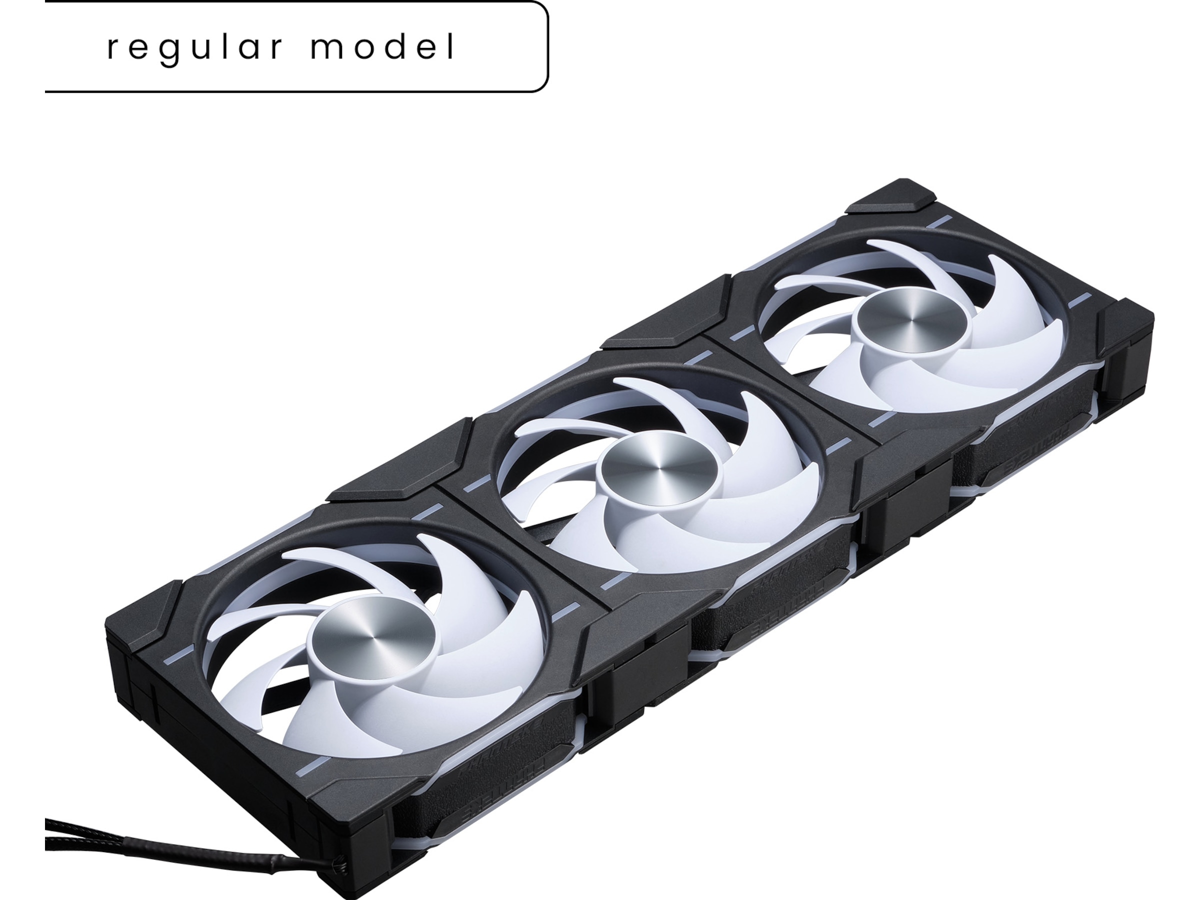 Phanteks D30 120mm DRGB Ventilator 3pack (sort) Blæsere