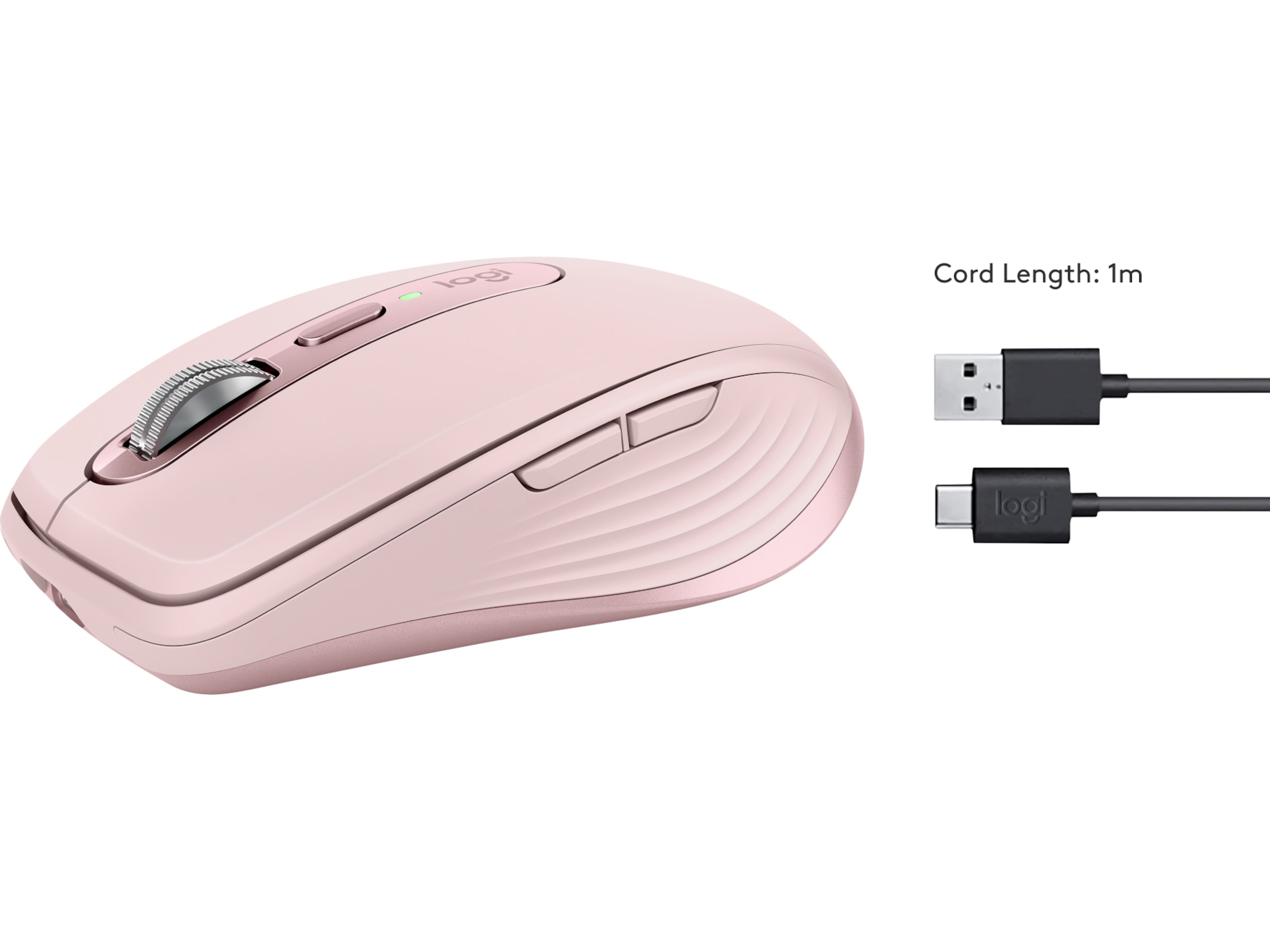 Logitech MX Anywhere 3S trådløs mus (lyserød) Mus