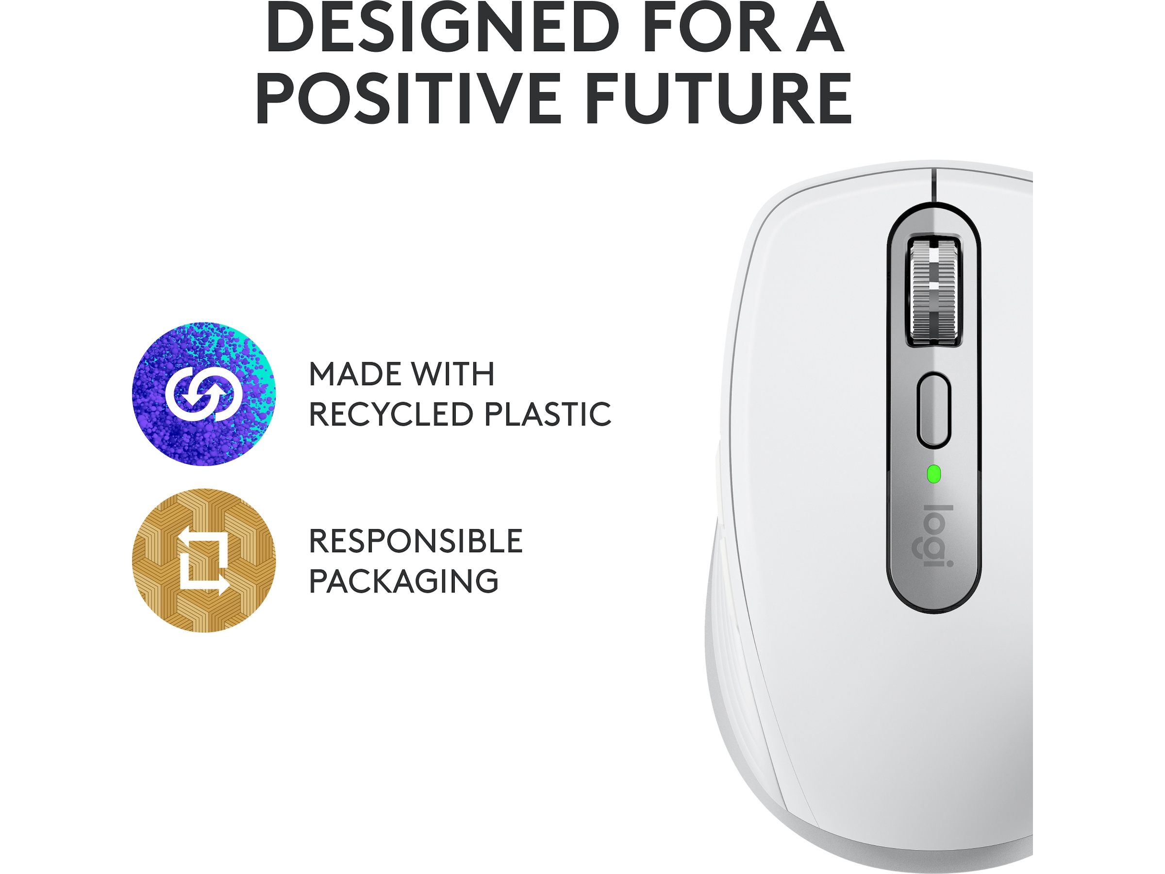 Logitech MX Anywhere 3S trådløs mus (pale grey) Mus