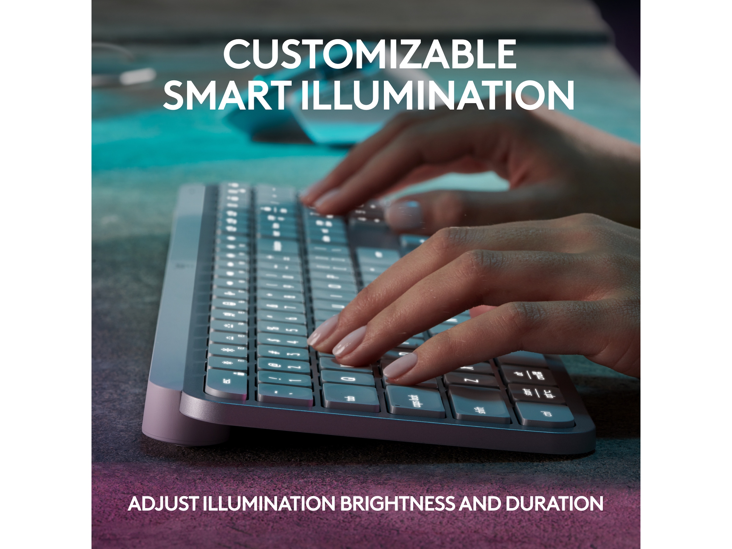 Logitech MX Keys S trådløst tastatur (pale grey) Keyboards