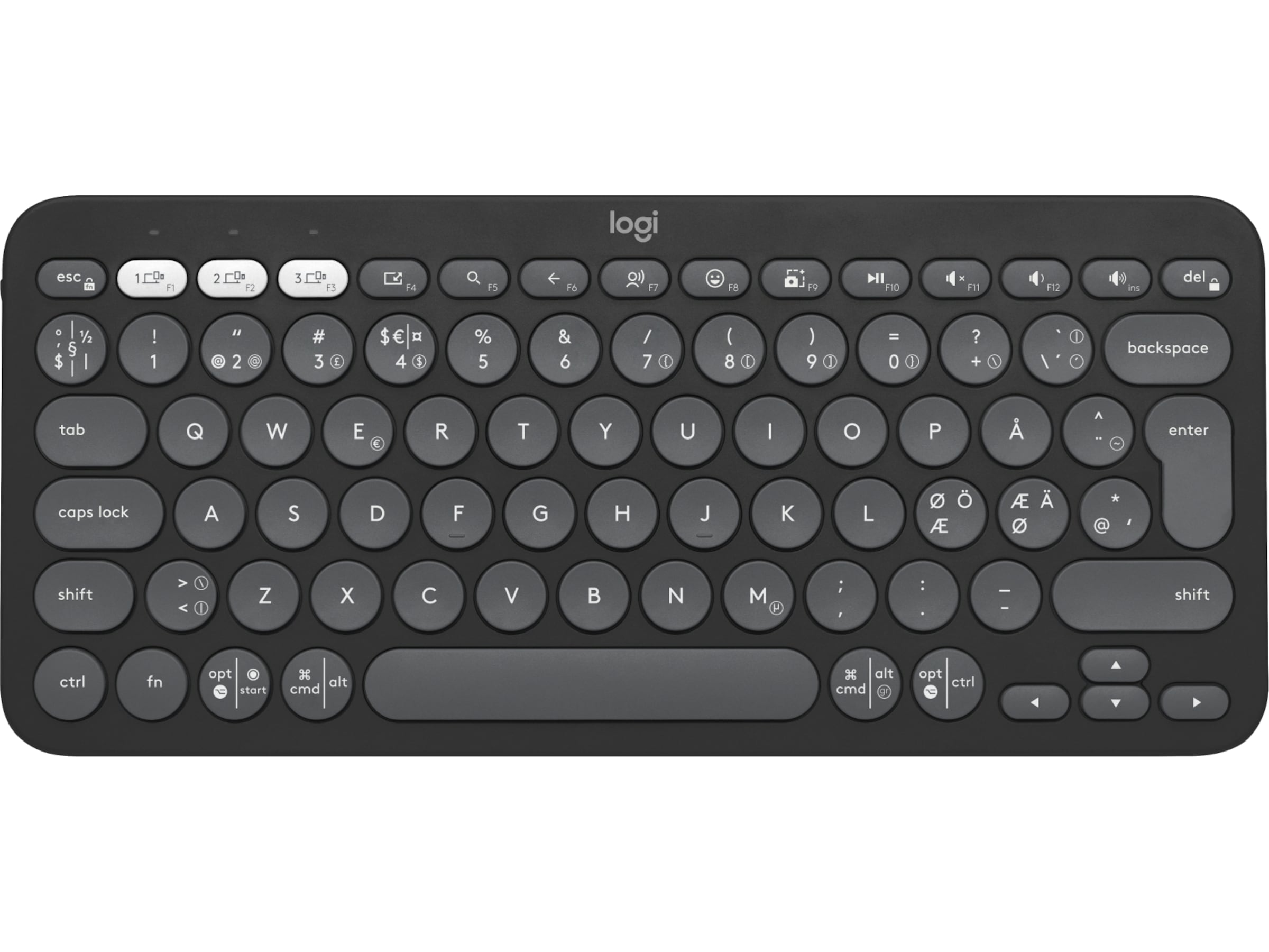 Pebble Keys 2 K380s (sort) Keyboards