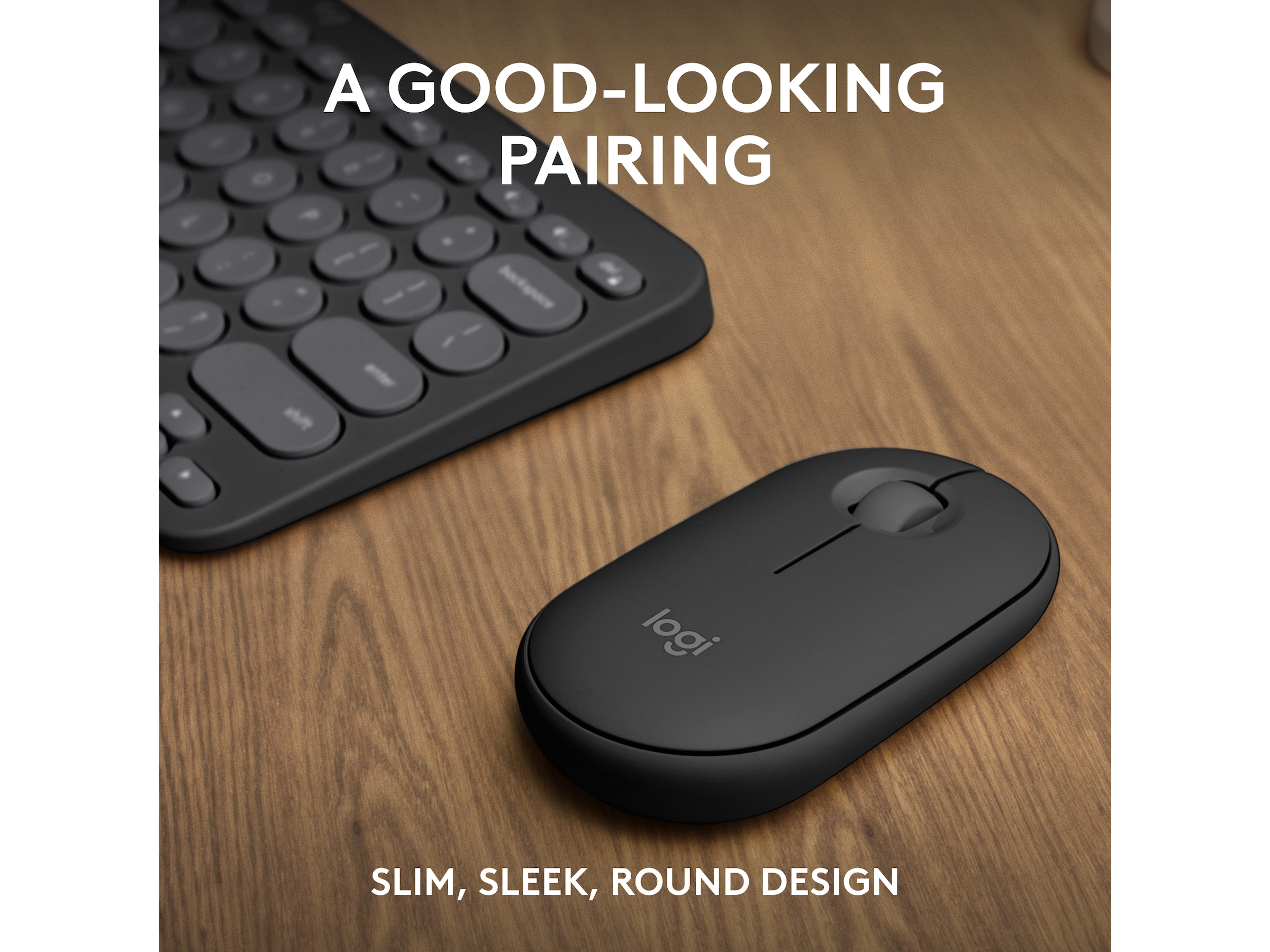 Pebble 2 Combo (sort) Mus & keyboards -kombinasjonspakker