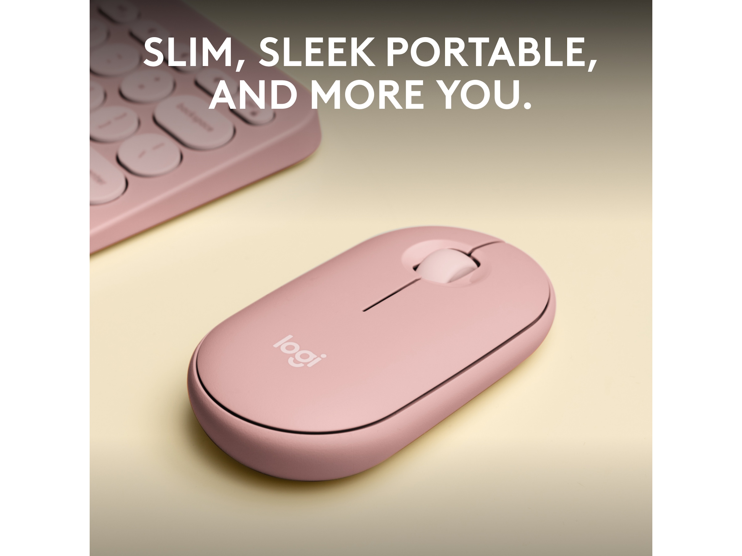 Pebble Mouse 2 M350s (rose) Mus