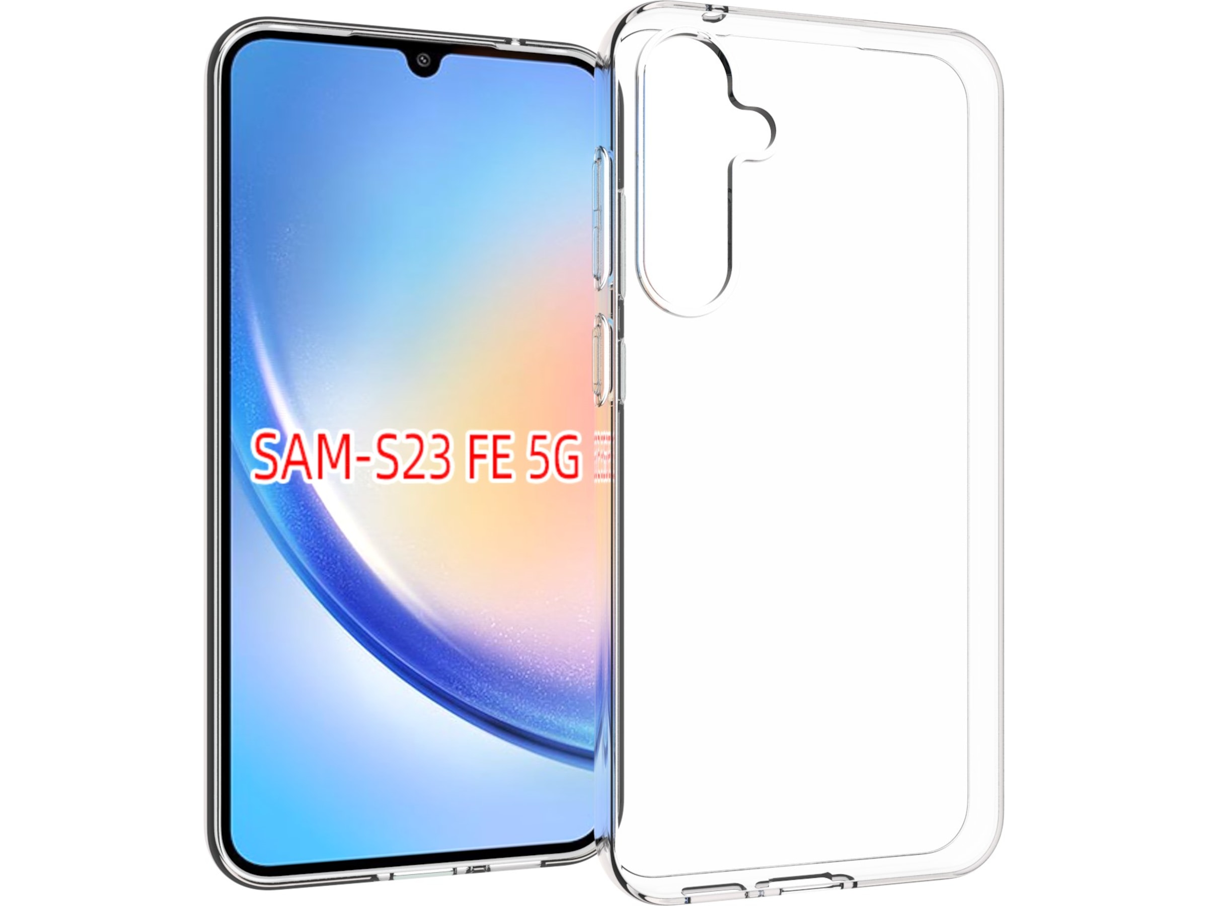 iiglo Galaxy S23 FE Silikone cover (gennemsigtig) Mobilcover