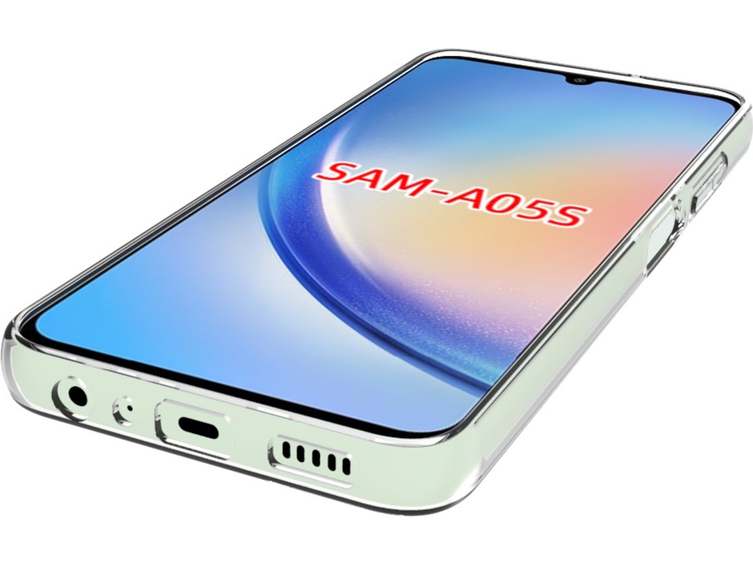 iiglo Galaxy A05S Silikonecover (gennemsigtig) Mobilcover